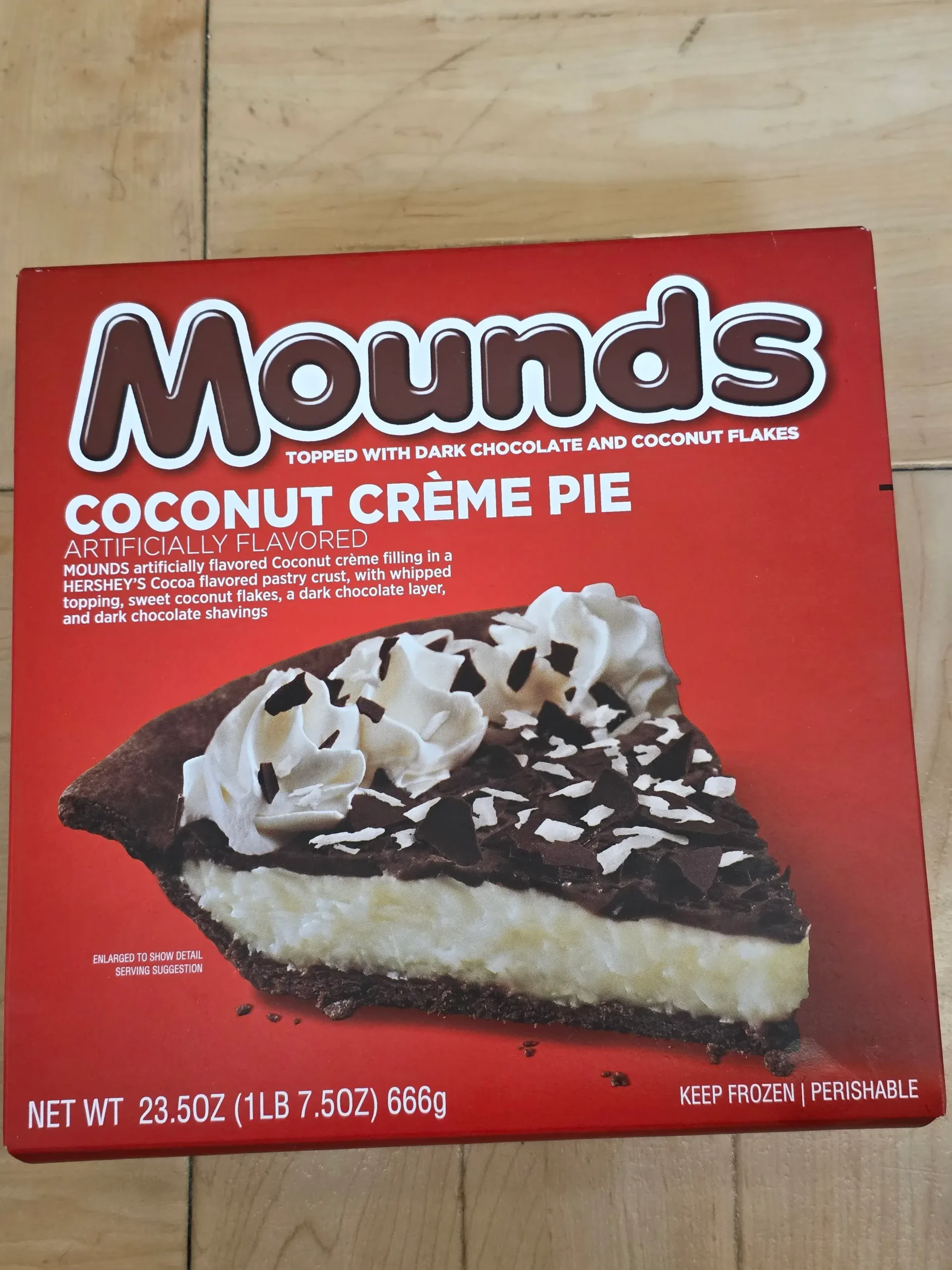 Mounds Coconut Creme Pie.