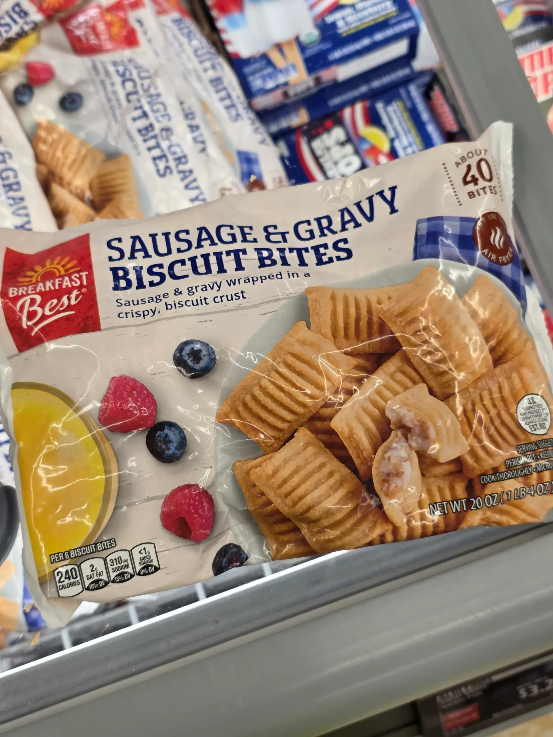 Breakfast Best Sausage & Gravy Biscuit Bites.