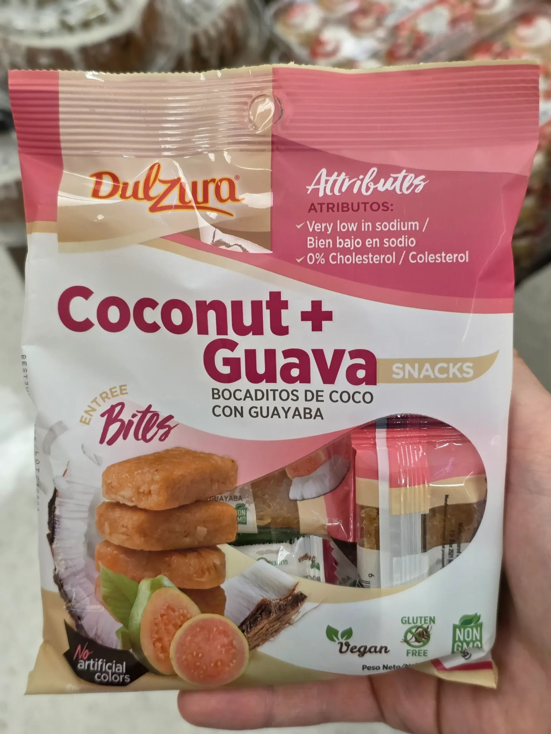 Dulzura Coconut and Guava Bites.