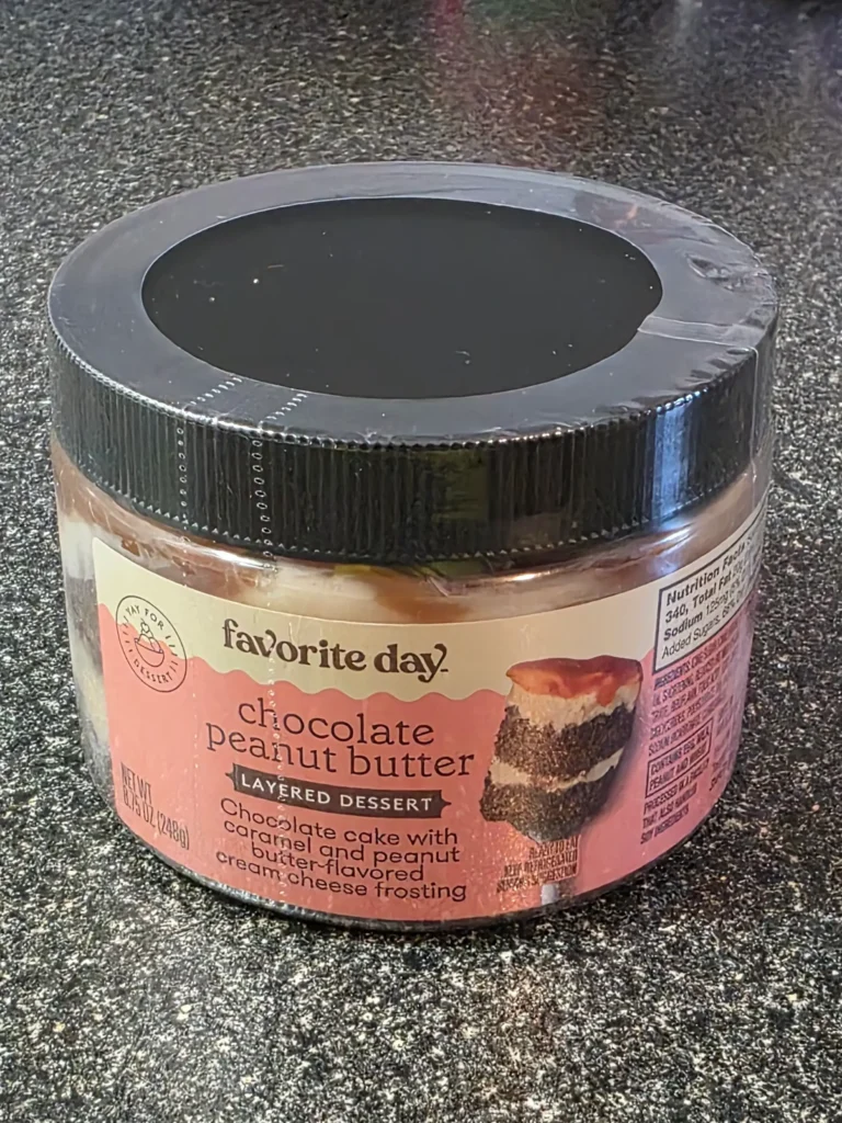 Favorite Day Chocolate Peanut Butter Layered Dessert.