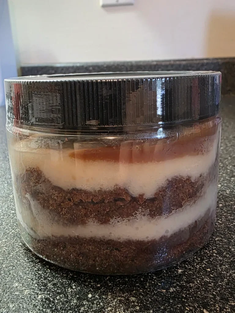 Favorite Day Chocolate Peanut Butter Layered Dessert.