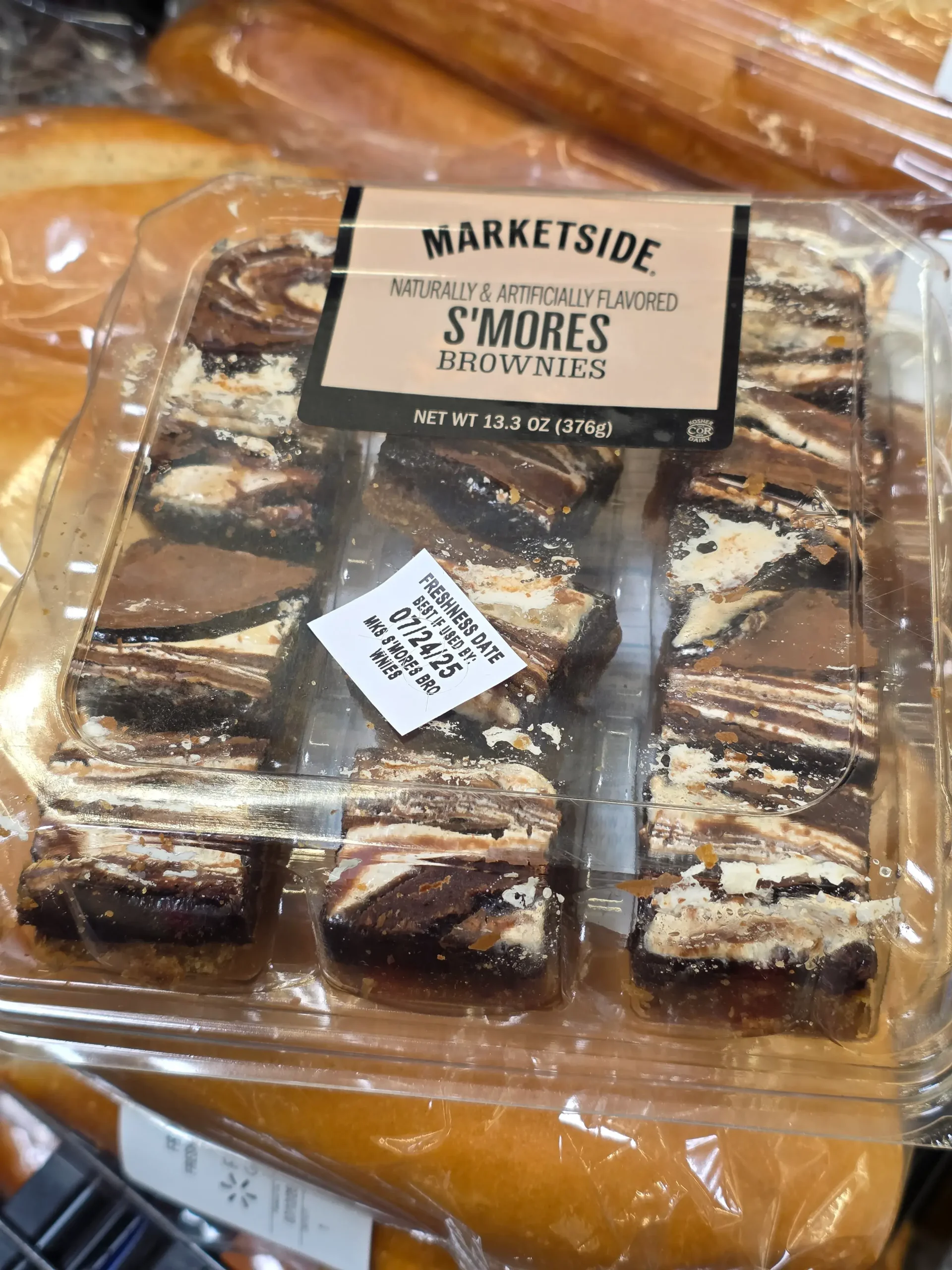 Walmart Marketside S'mores Brownies.