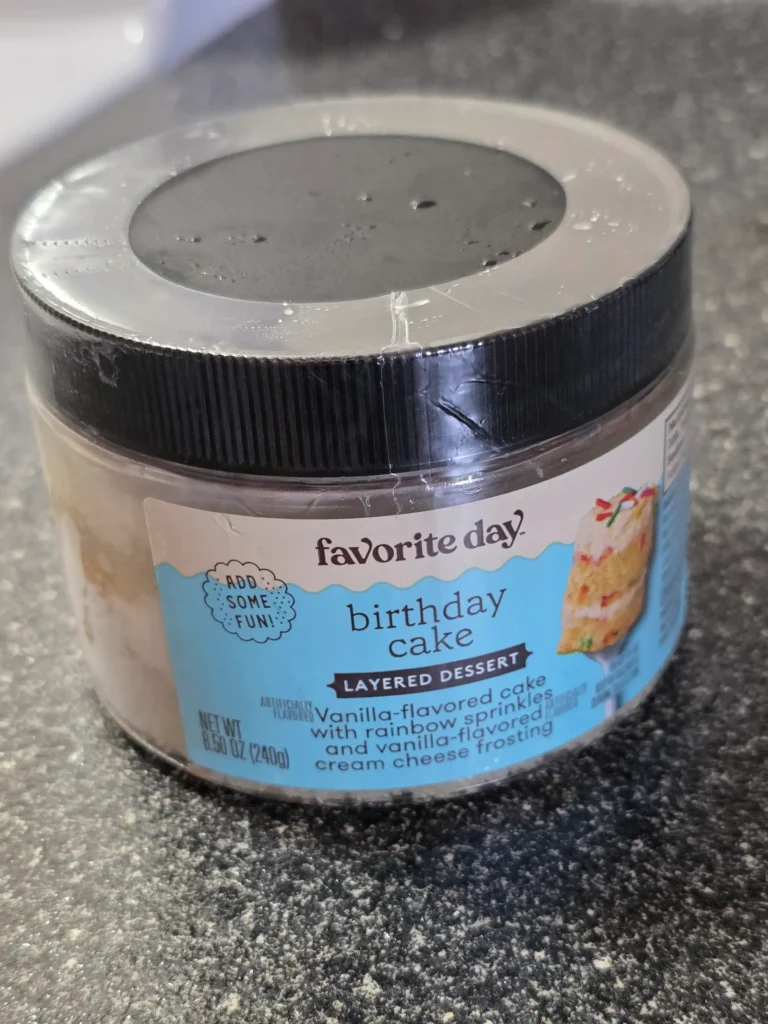 Favorite Day Birthday Cake Layered Dessert.