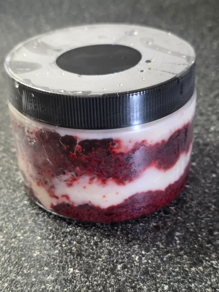 Favorite Day Red Velvet Layered Dessert.