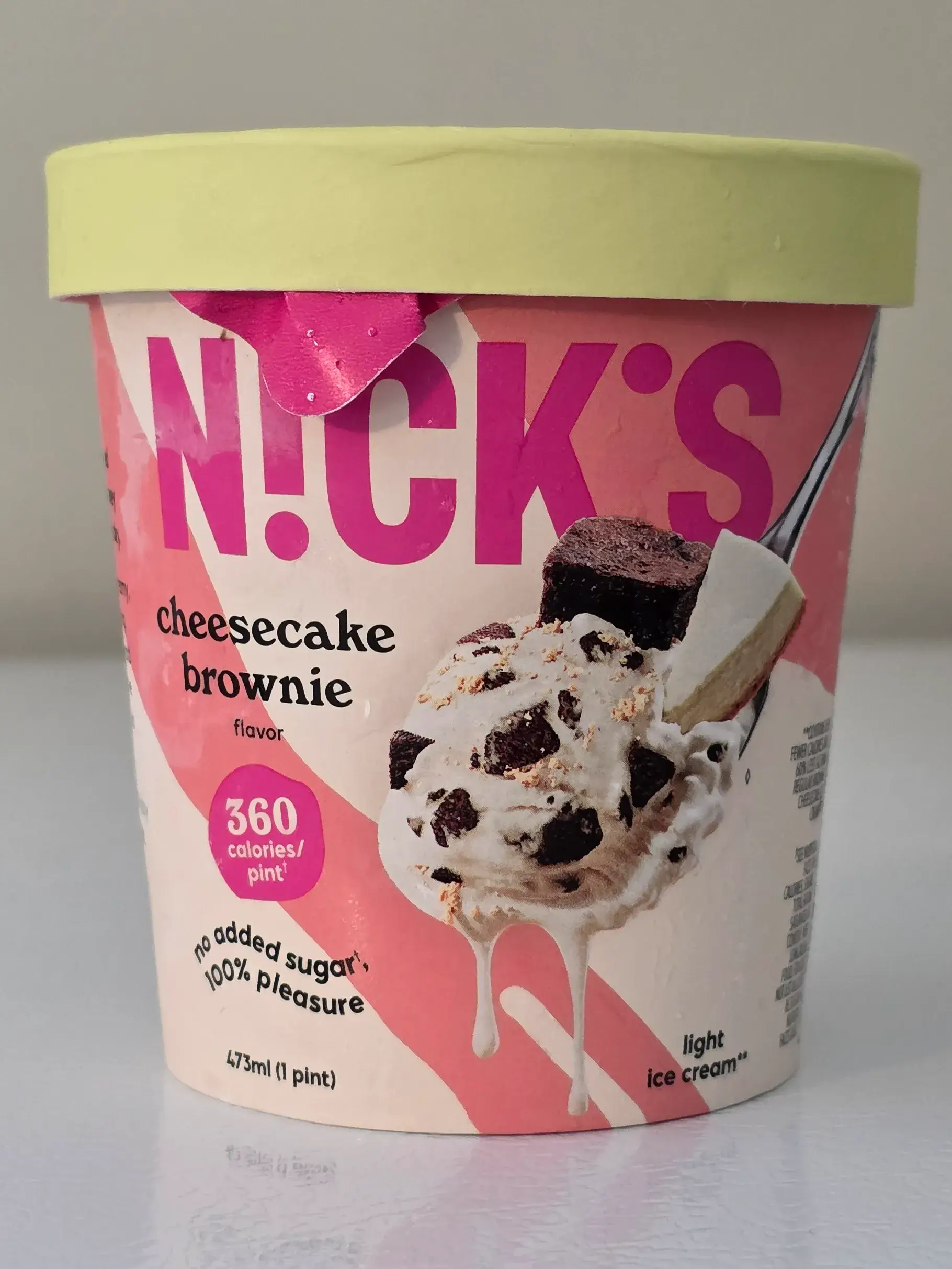 Nick's Cheesecake Brownie Ice Cream.