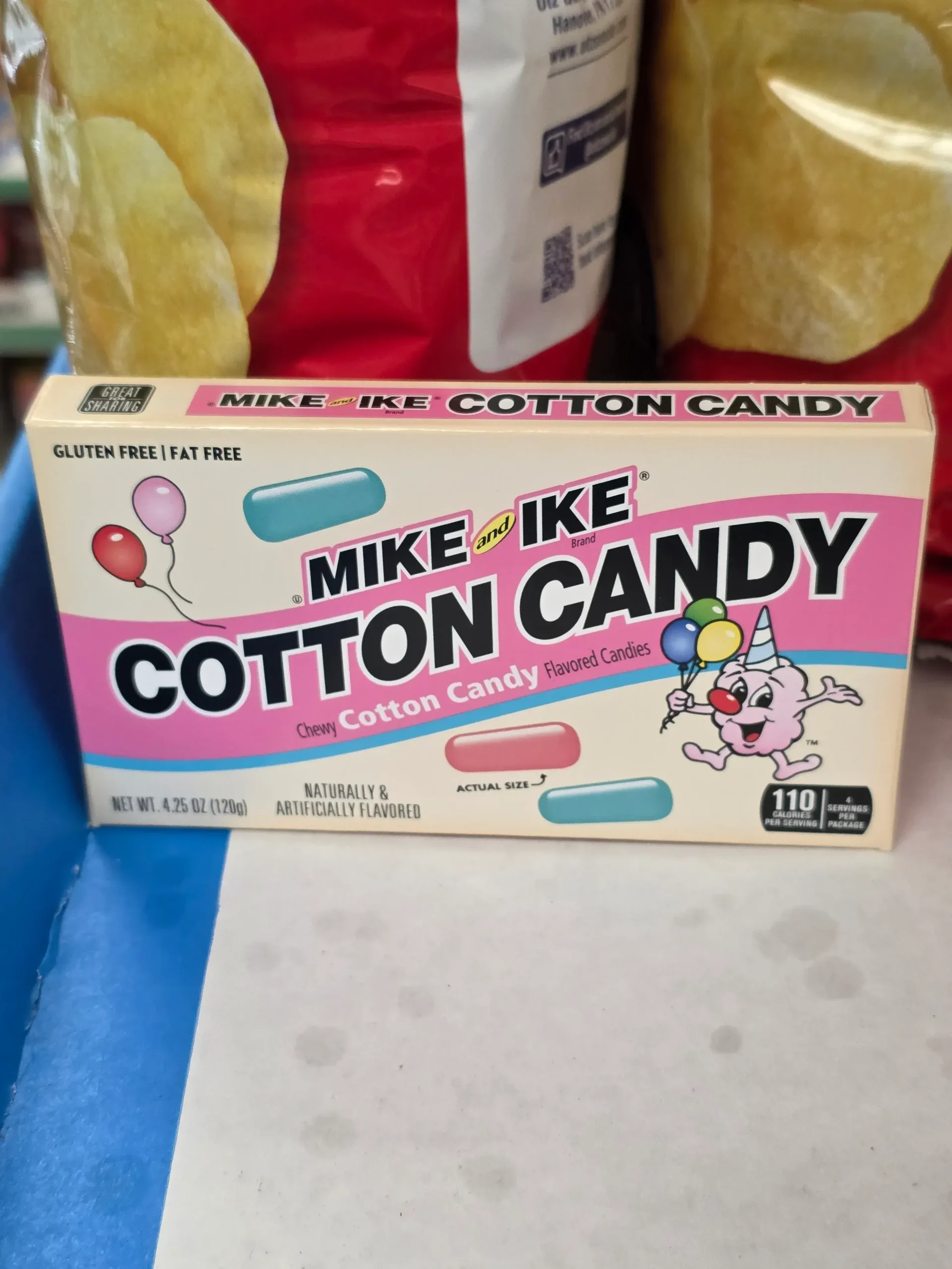 Mike and Ike Cotton Candy Candies.