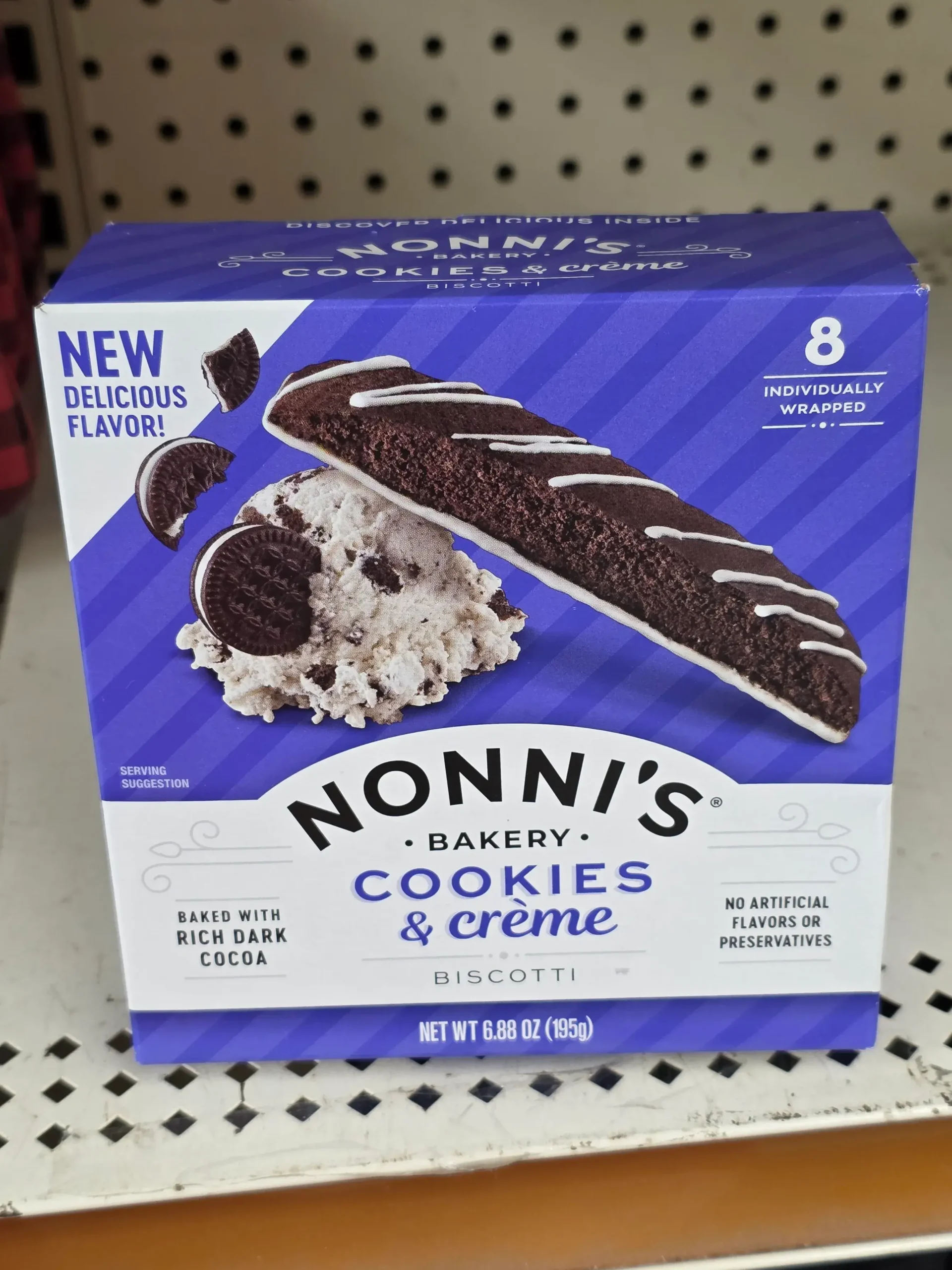 Nonni's Bakery Cookies & Creme Biscotti.