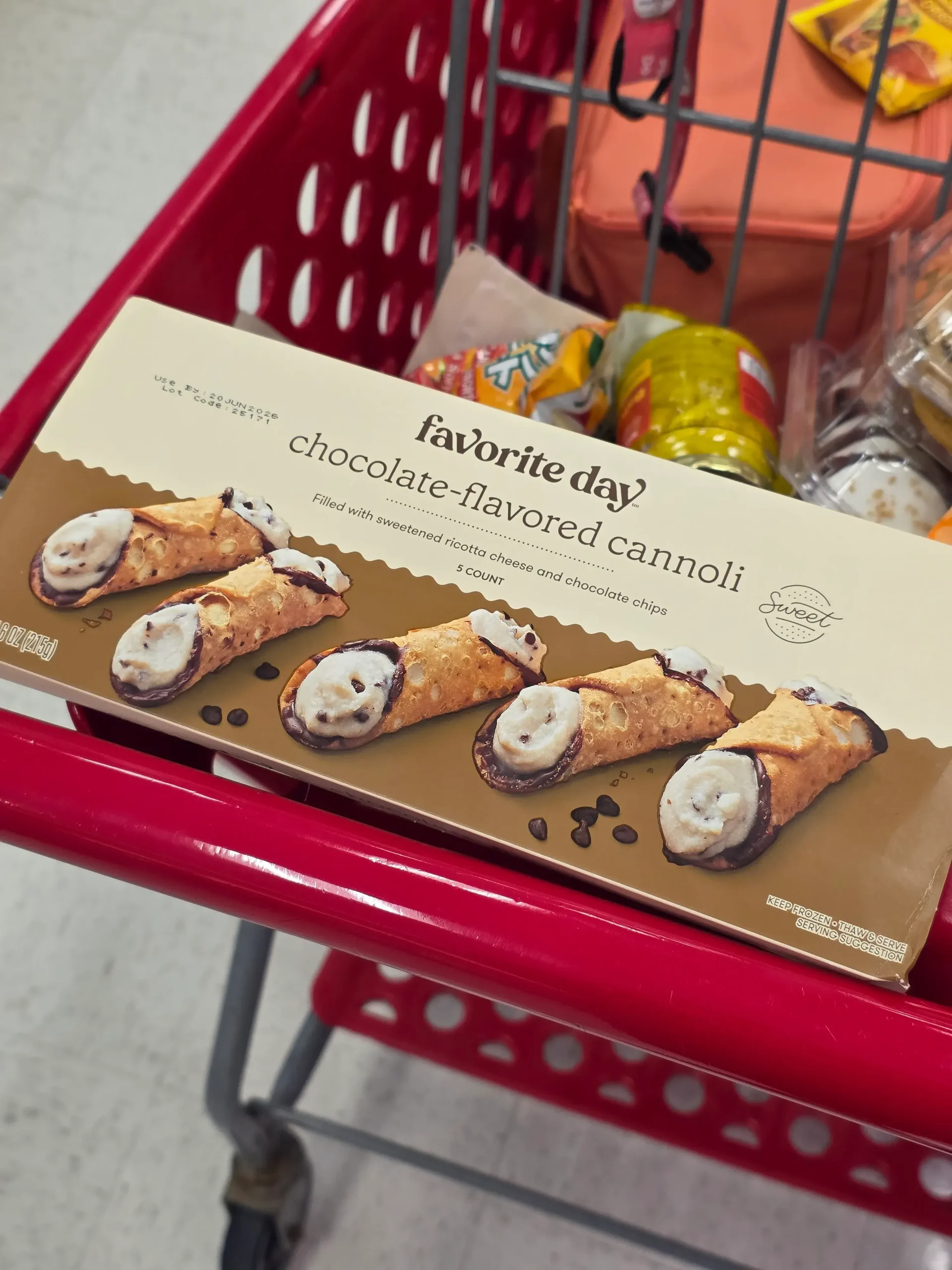 Favorite Day Chocolate-Flavored Cannoli.