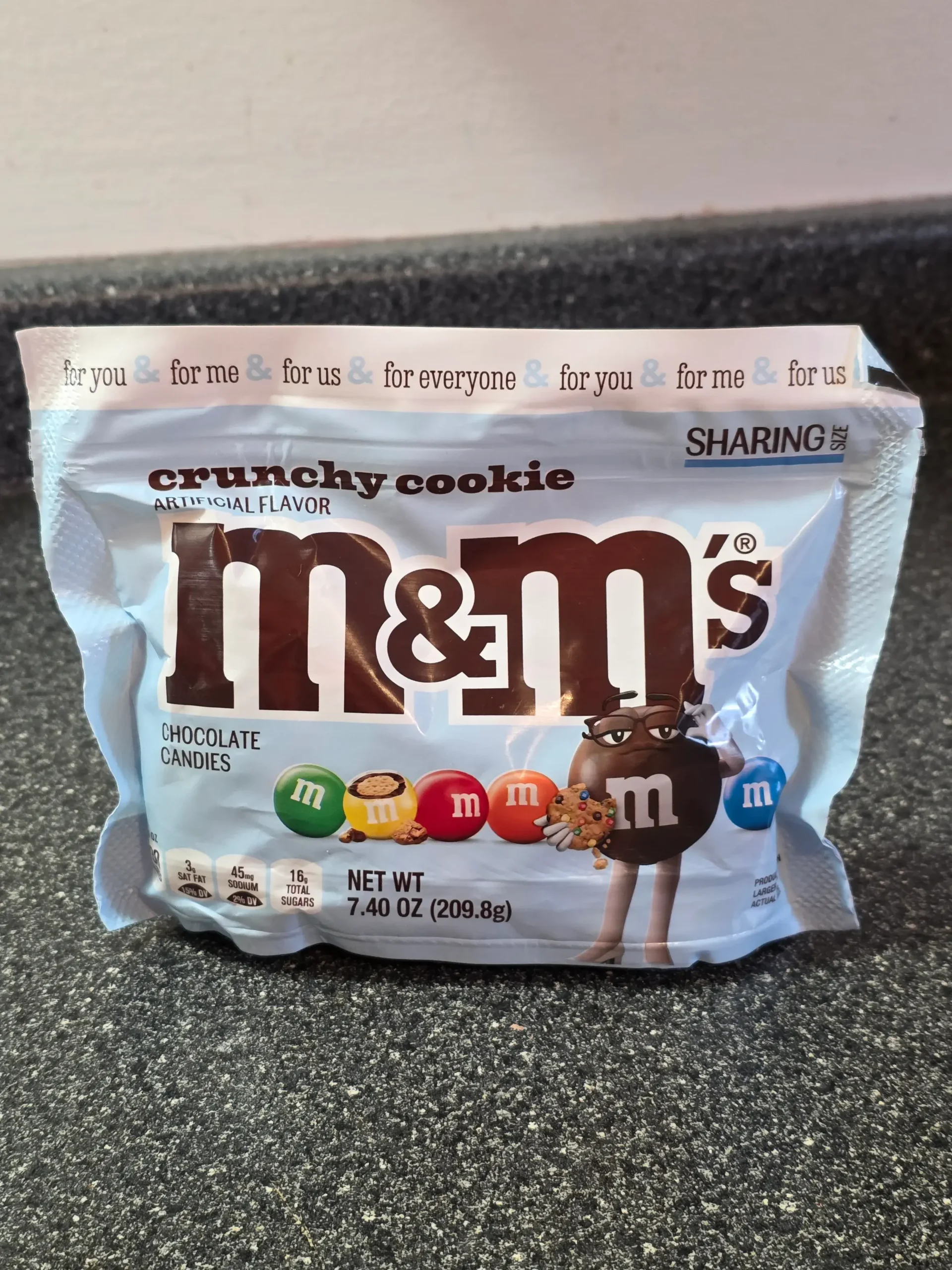 M&M's Crunchy Cookie.
