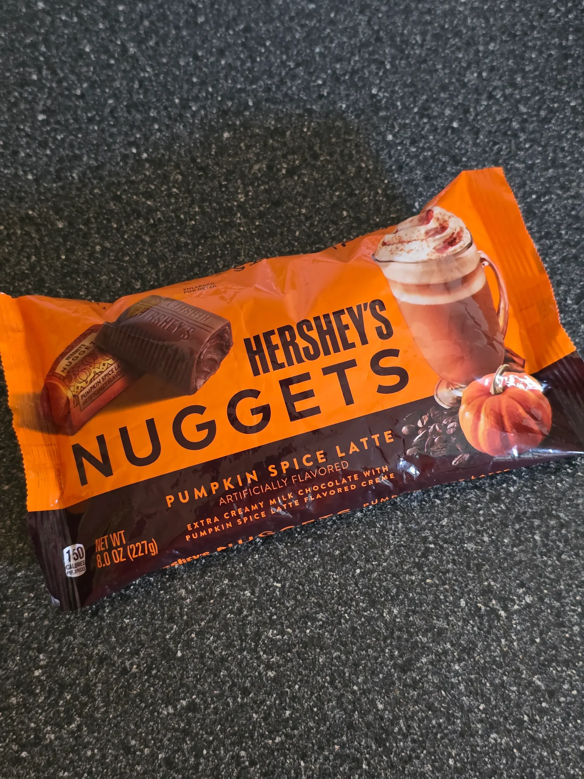 Hershey's Pumpkin Spice Latte Nuggets.