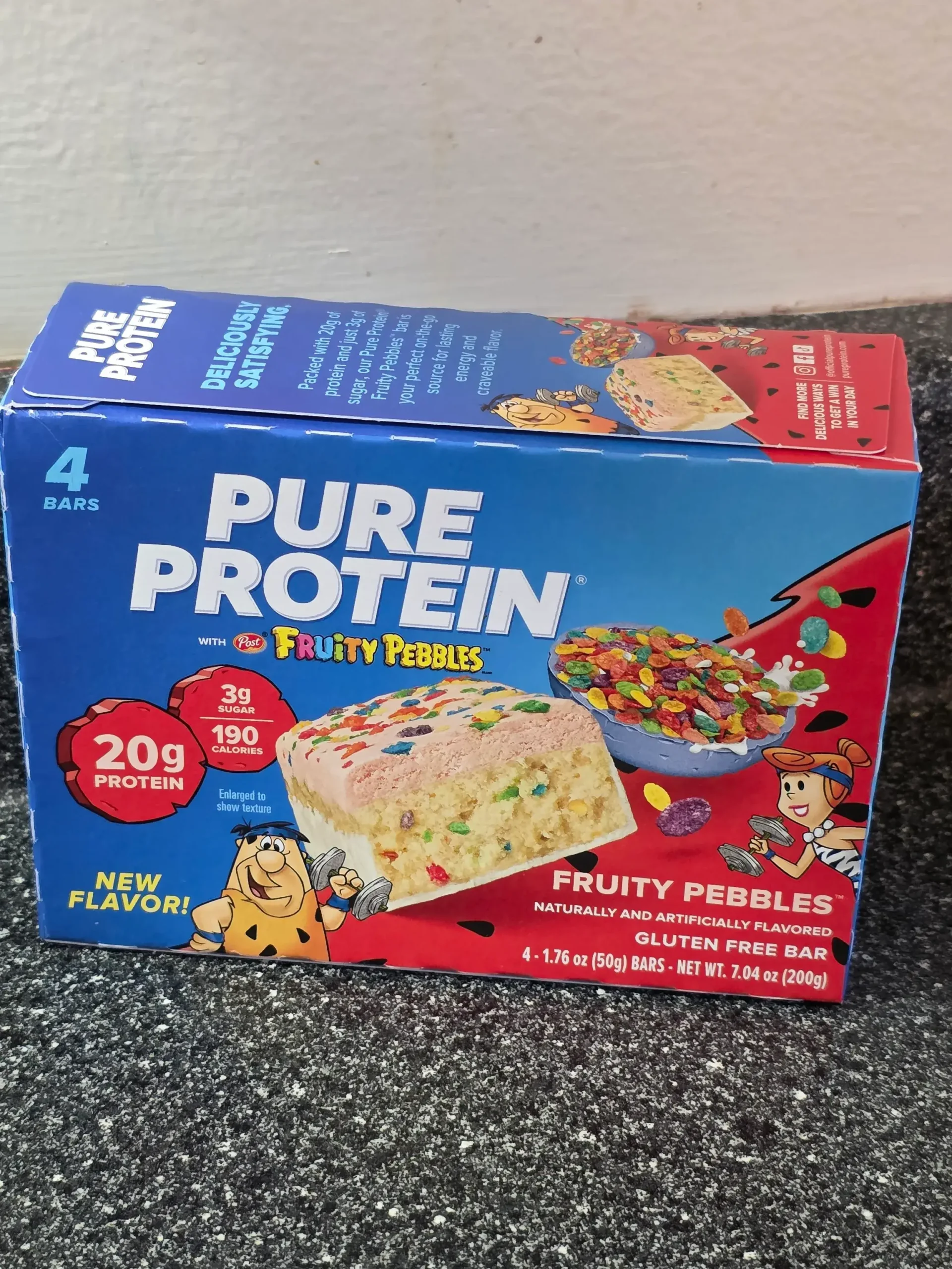 Pure Protein Bar Fruity Pebbles.