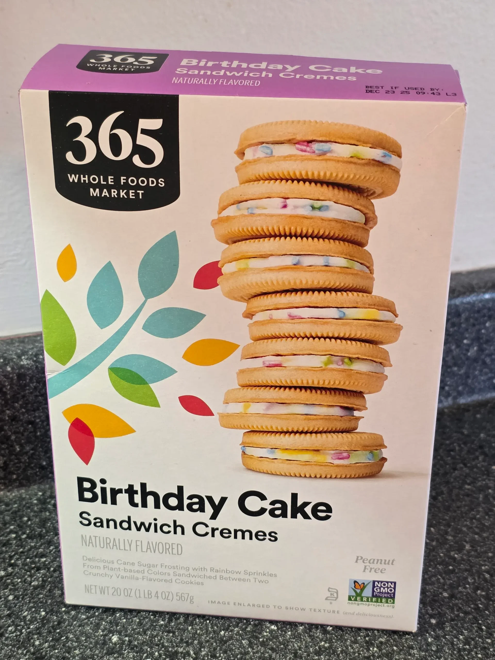 Whole Foods 365 Birthday Cake Sandwich Cremes.
