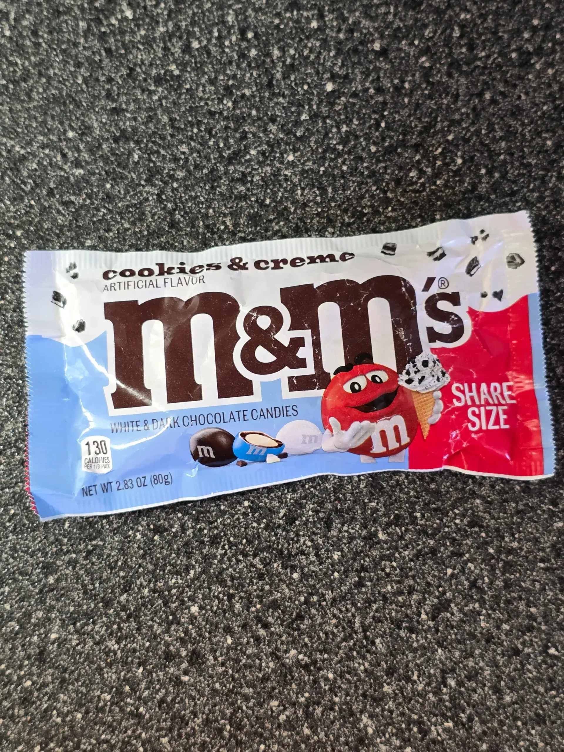 M&M's Cookies & Creme.