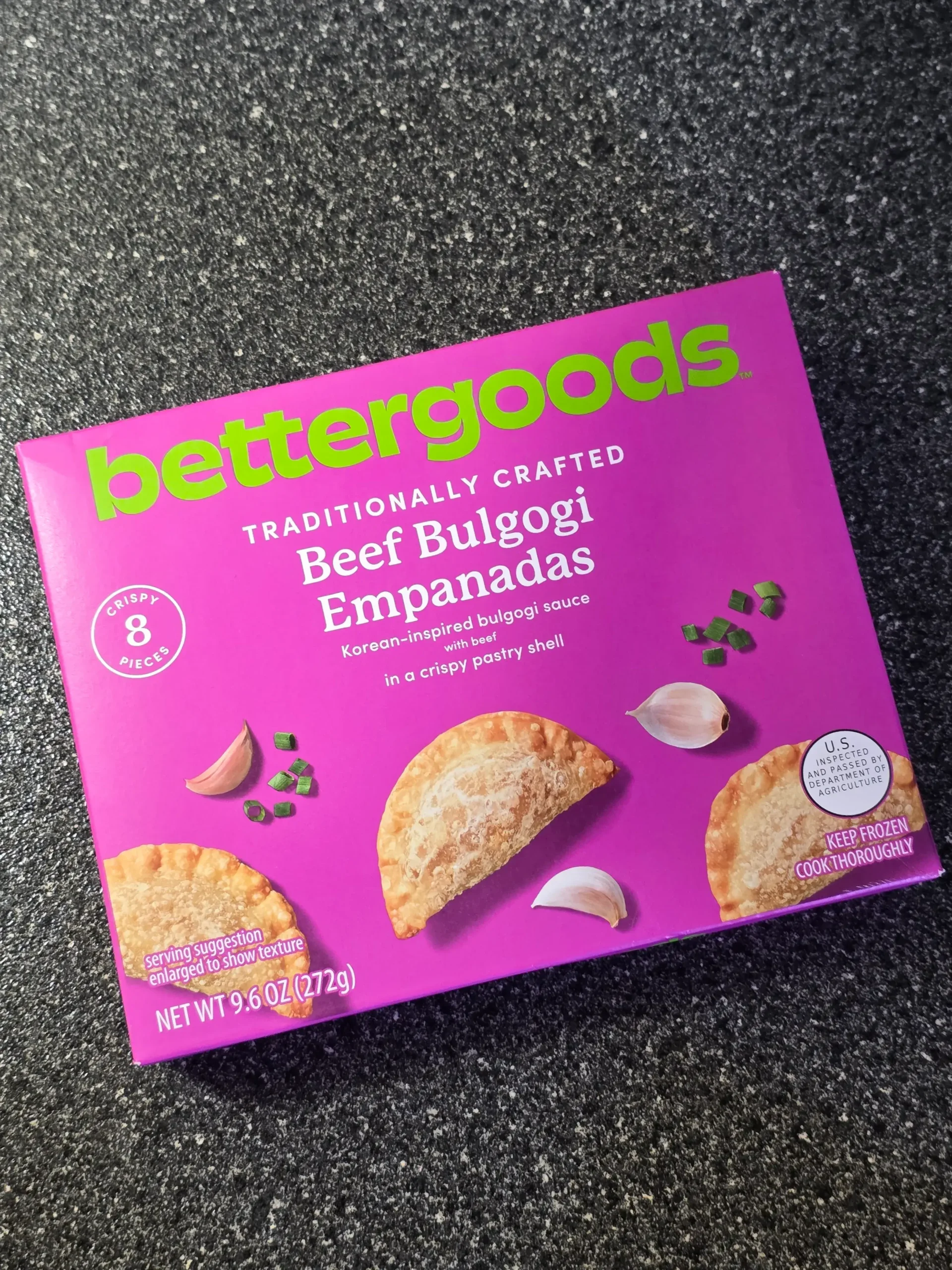 Walmart Bettergoods Beef Bulgogi Empanadas.
