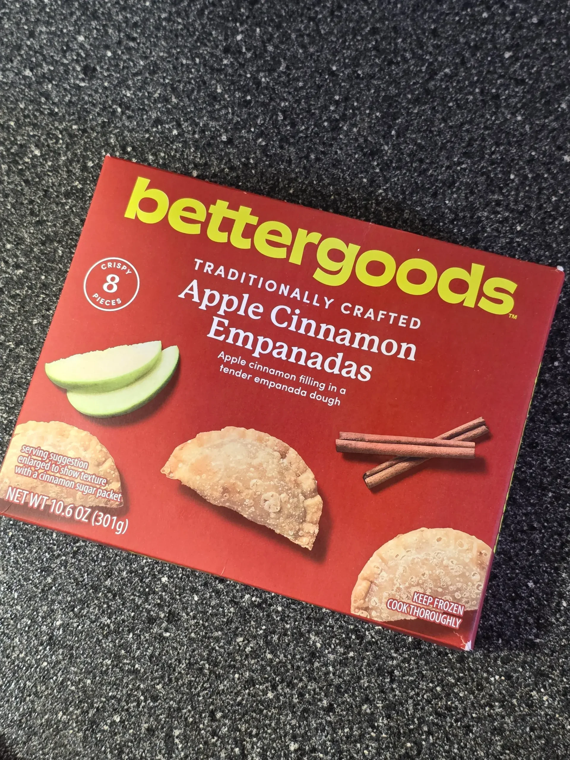 Walmart Bettergoods Apple Cinnamon Empanadas.