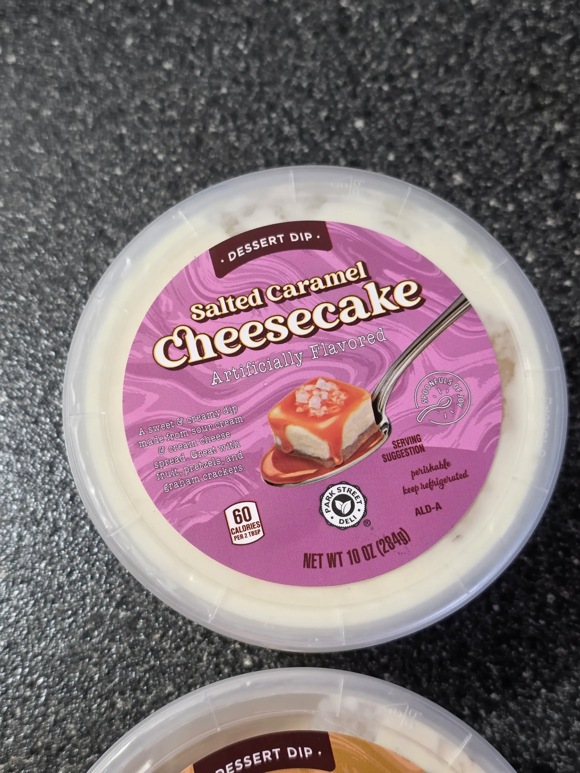 Aldi Turtle and Salted Caramel Cheesecake Dessert Dip.