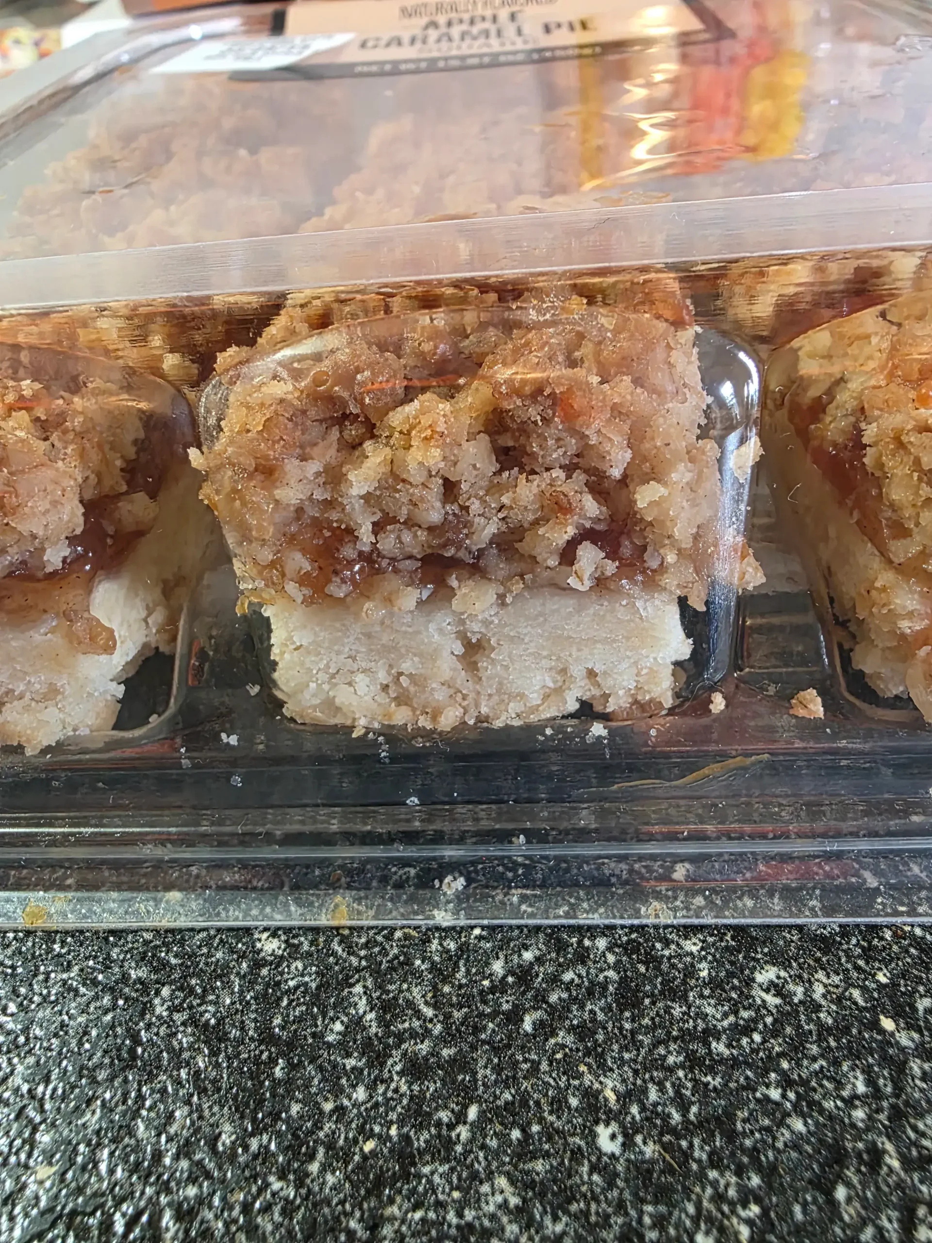 Walmart Marketside Apple Caramel Pie Square.