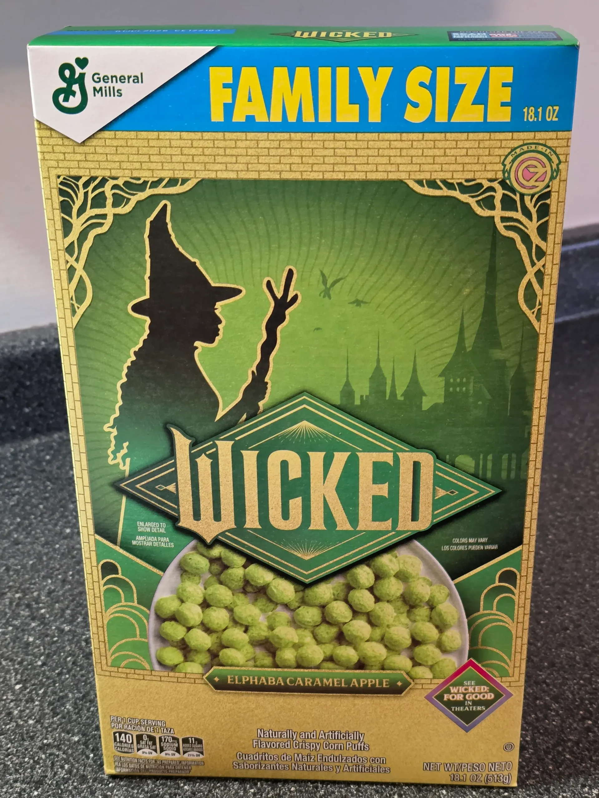 General Mills Wicked Elphaba Caramel Apple.