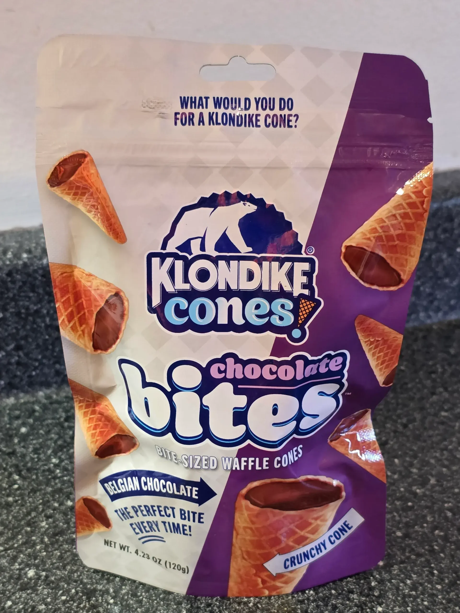Klondike Waffle Cones Chocolate Bites.
