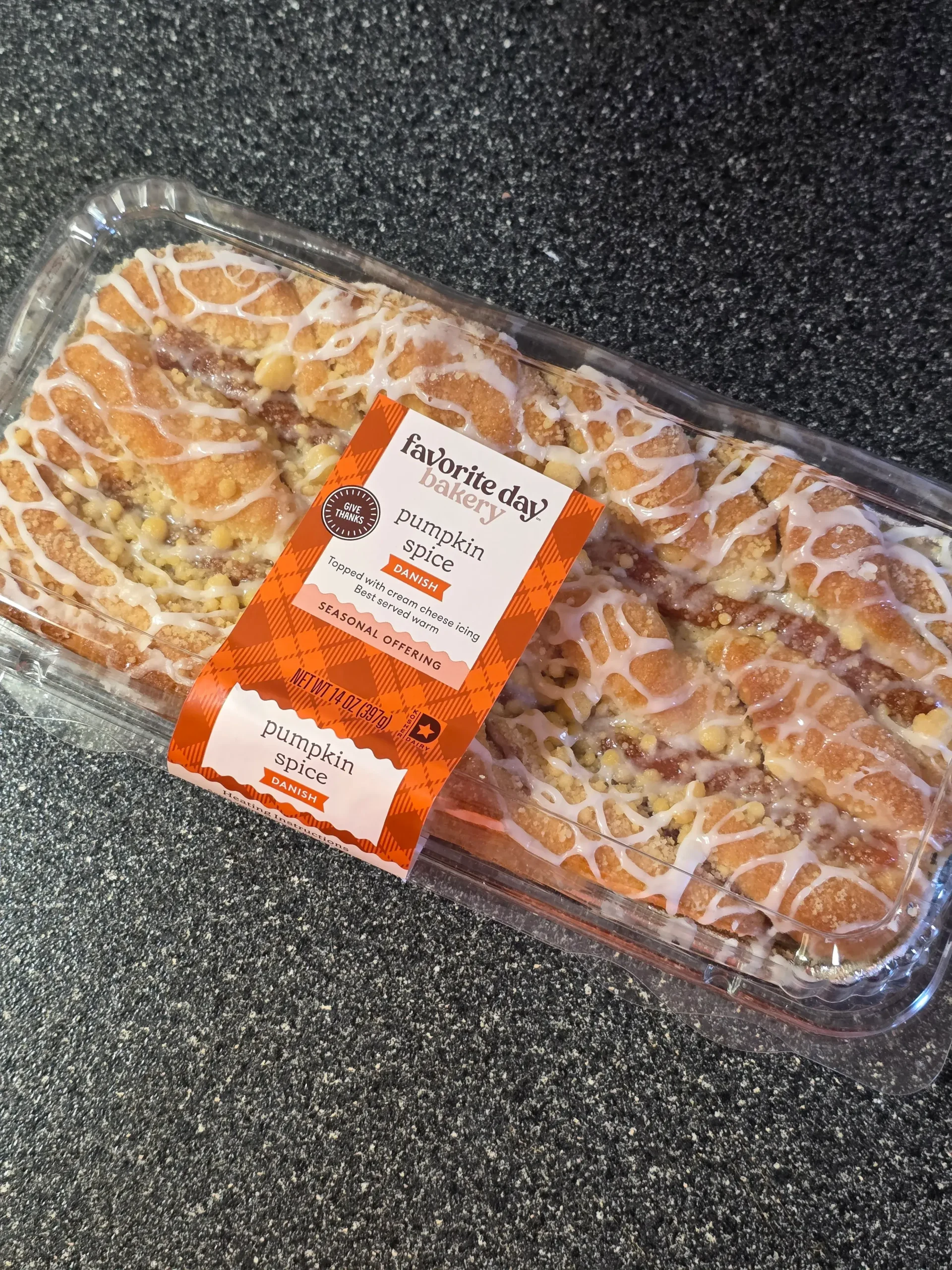 Target Favorite Day Bakery Pumpkin Spice Danish.