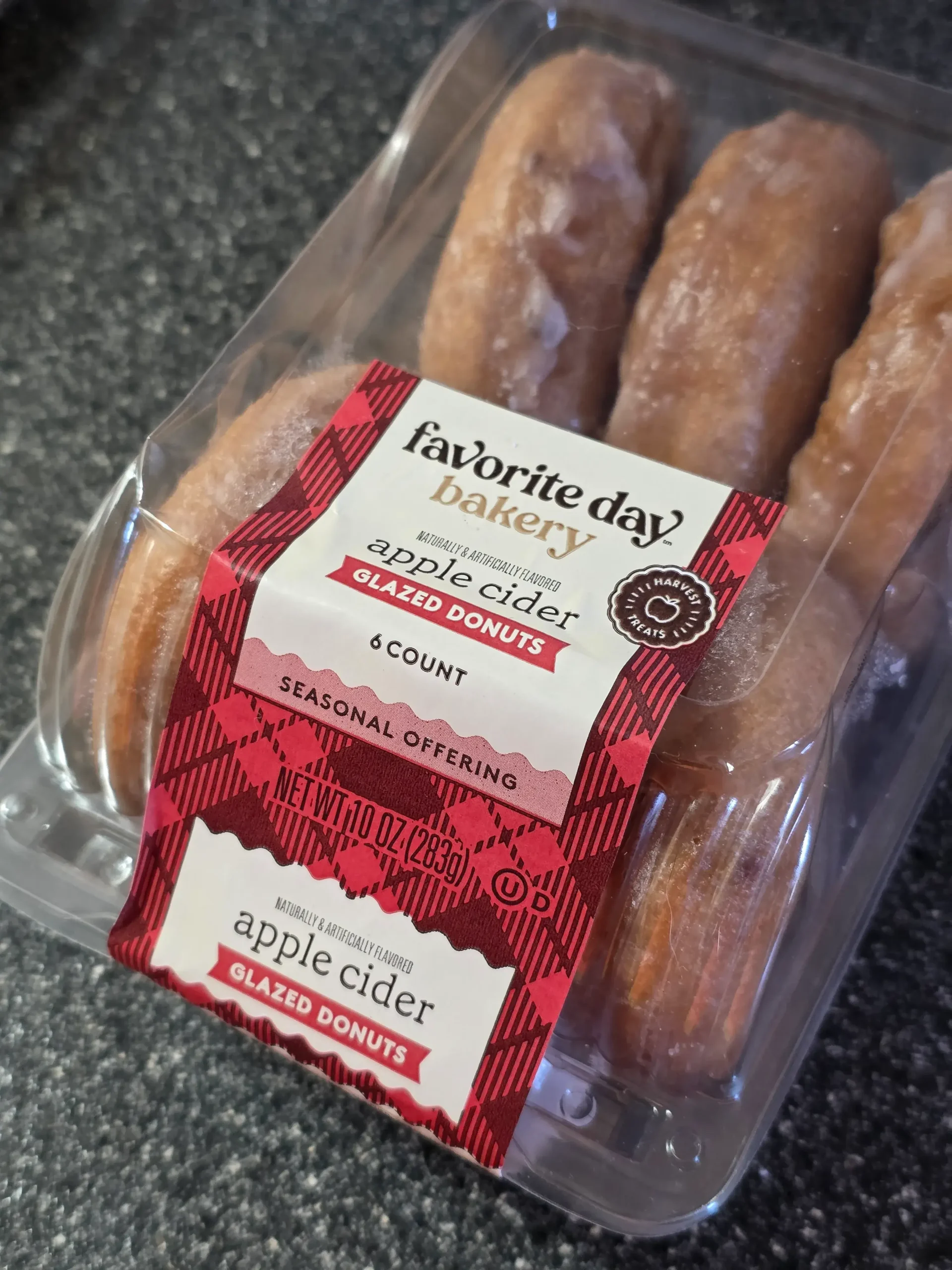 Target Favorite Day Bakery Apple Cider Glazed Donuts.
