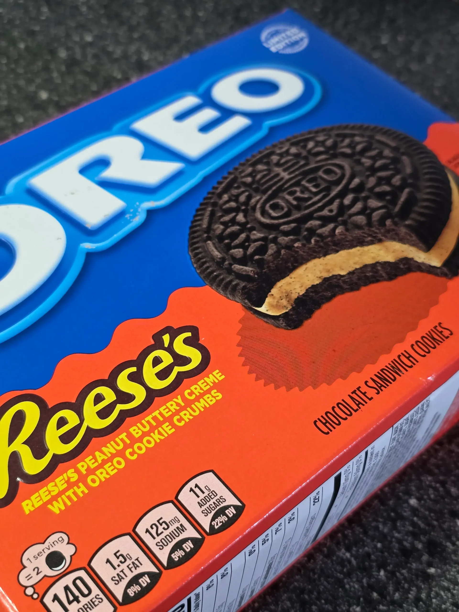 Oreo with Reese's Peanut Butter Creme.