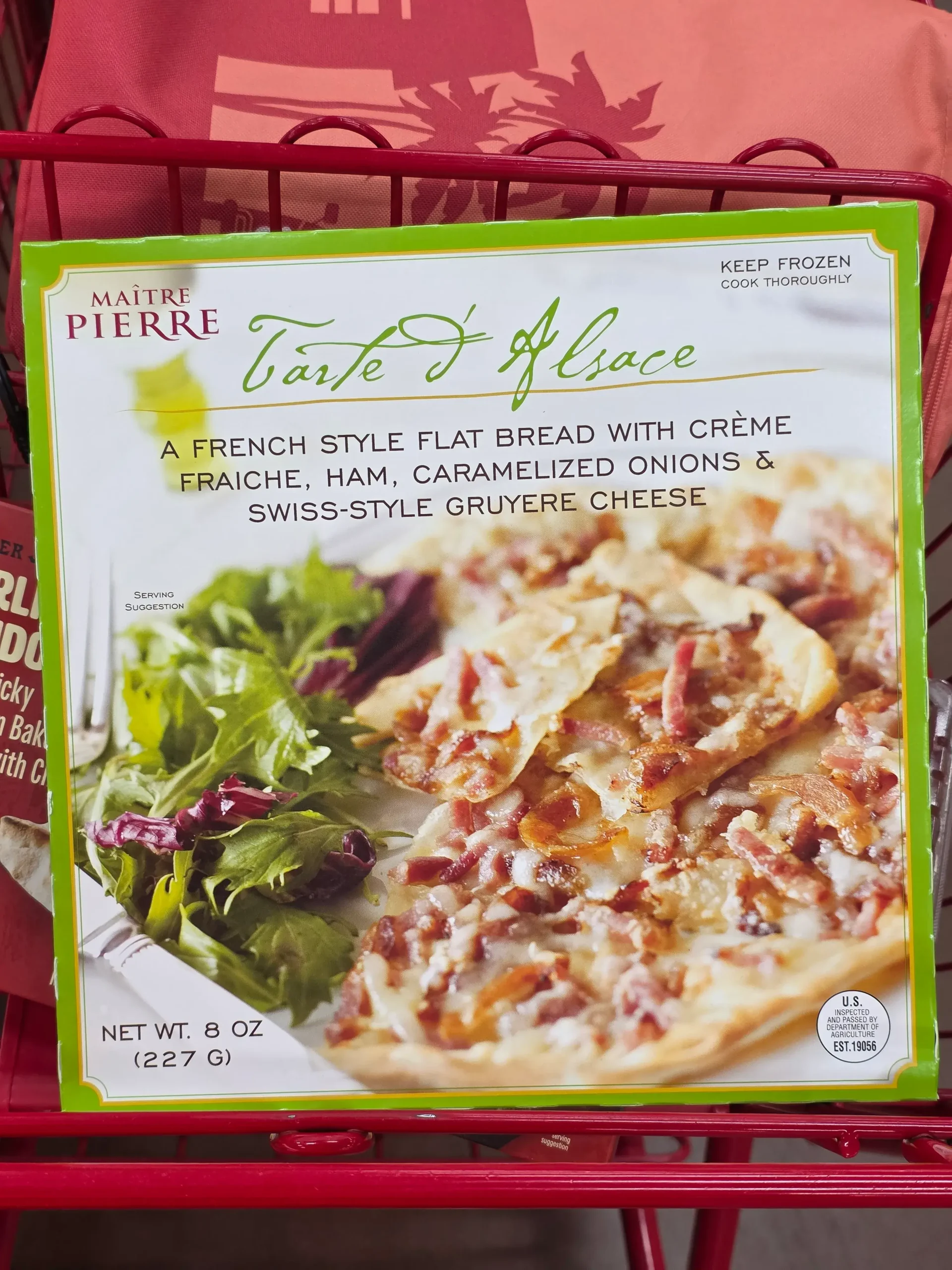 Maitre Pierre Tarte d' Alsace.