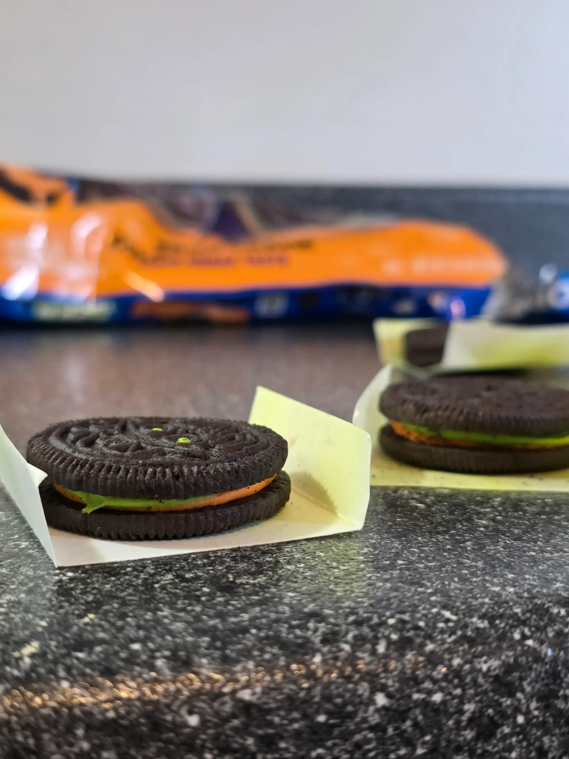 Oreo Halloween Spooky Colored Creme.