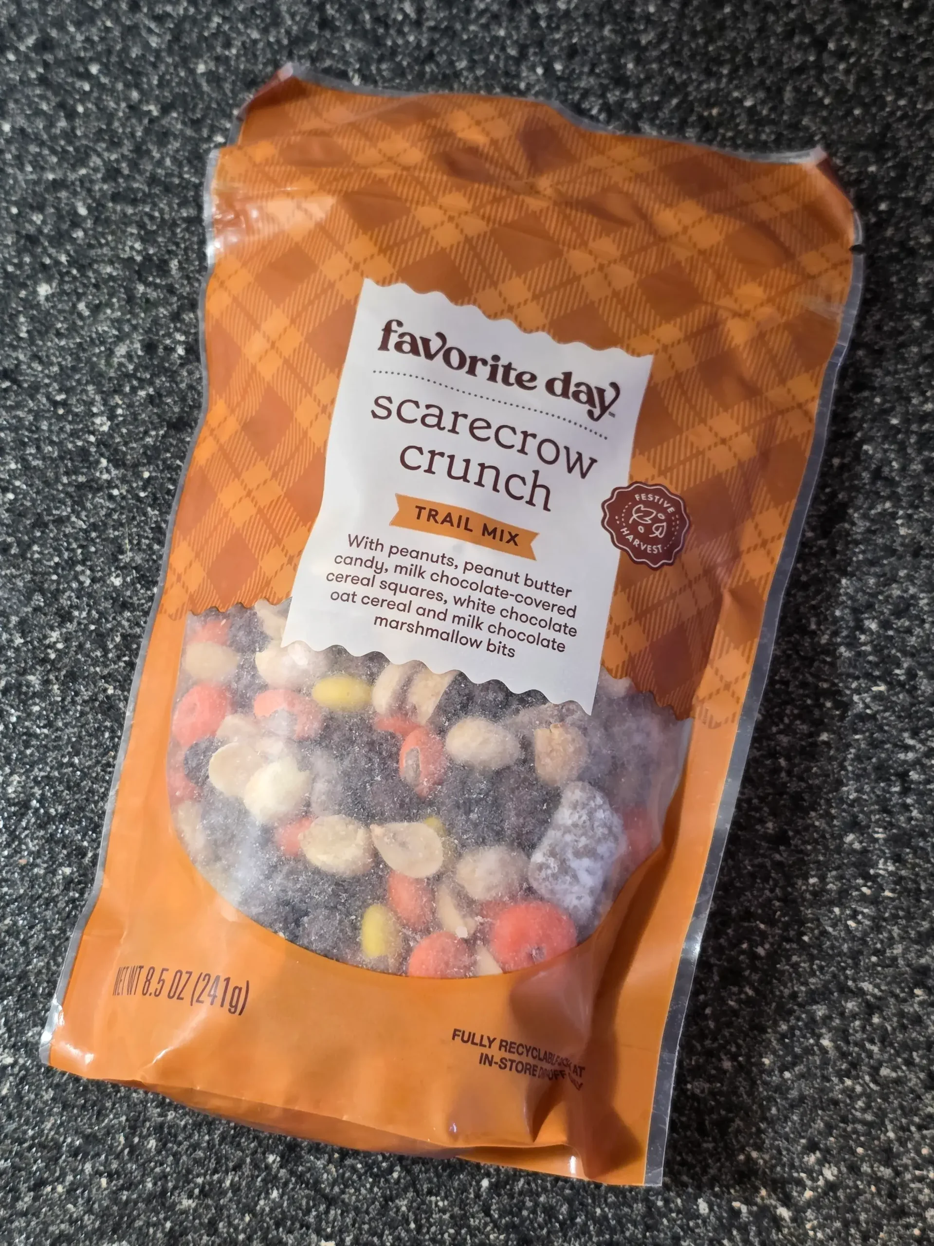 Target Favorite Day Fall Harvest Scarecrow Crunch Trail Mix.