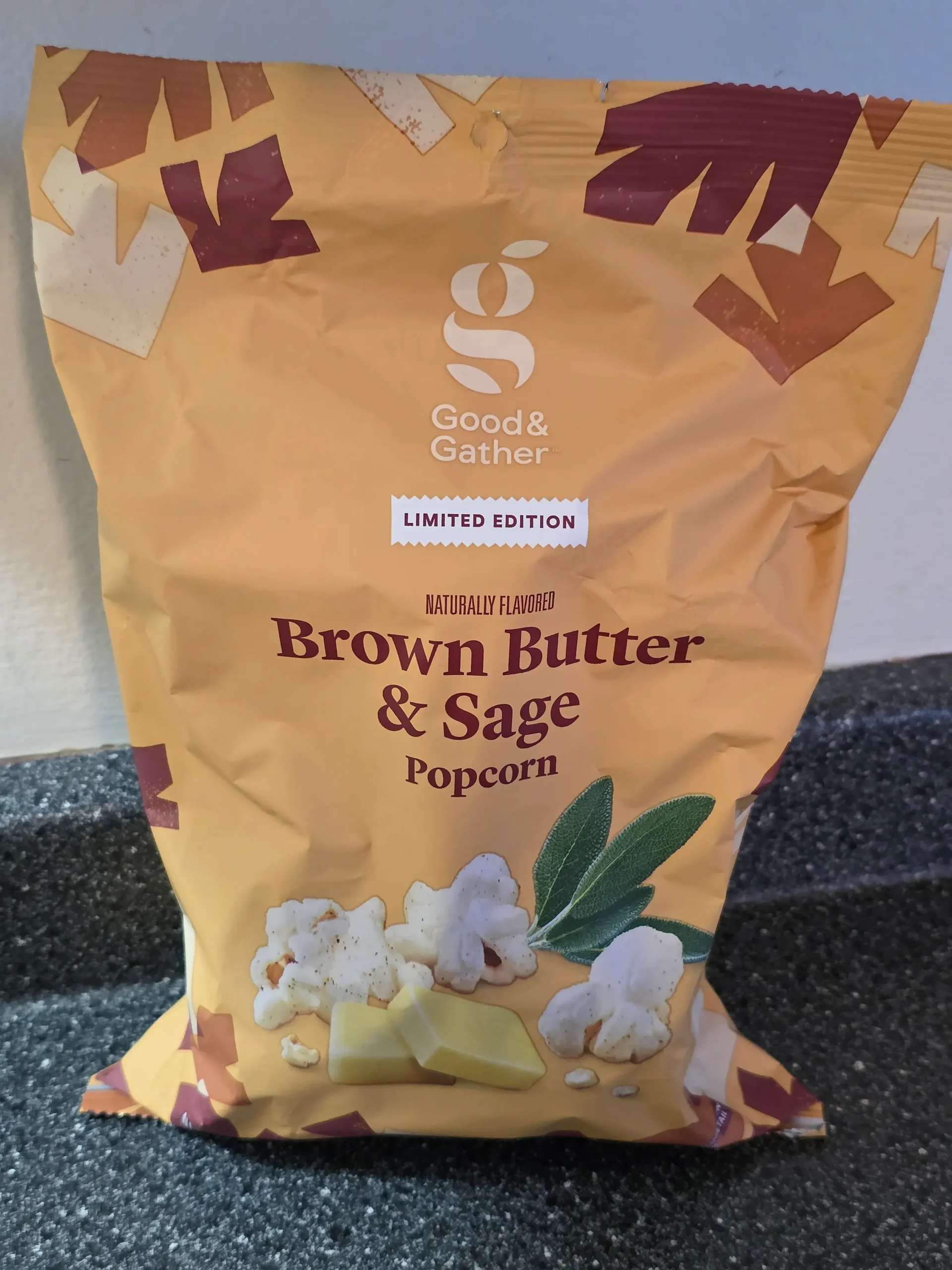 Target Good & Gather Fall Harvest Brown Butter & Sage Naturally Flavored Popcorn.