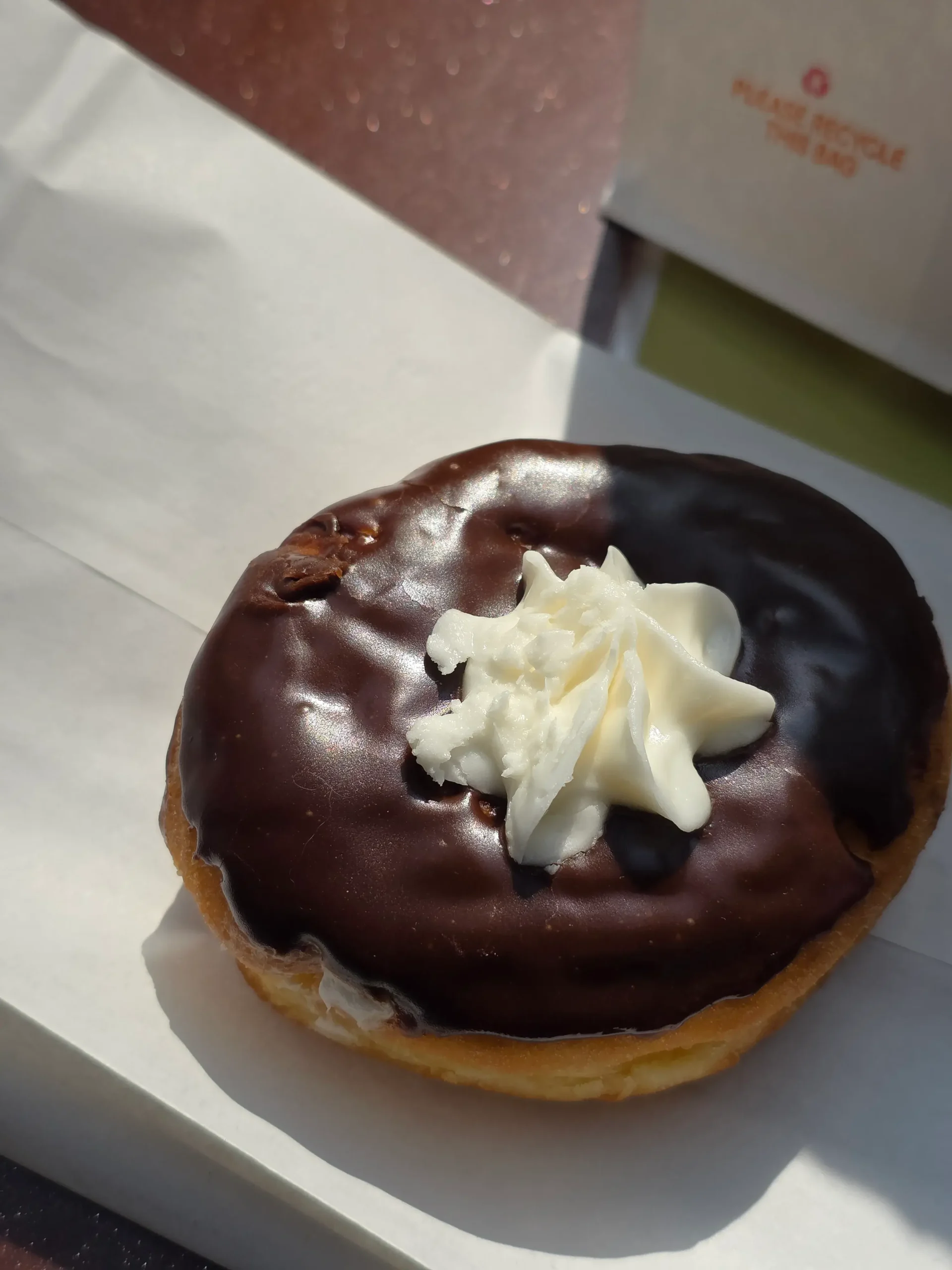 Dunkin' Donuts Kreme Delight Donut.