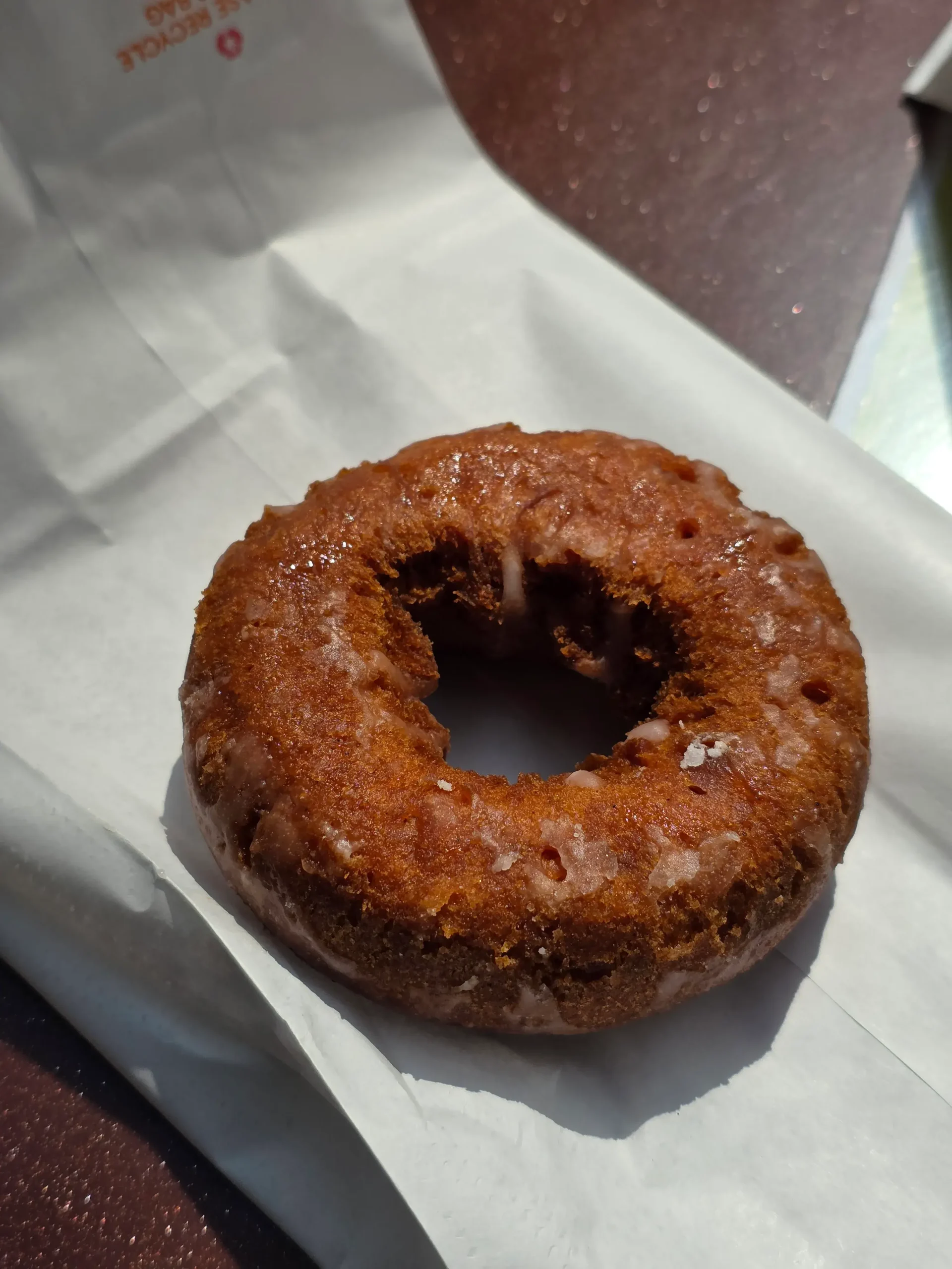 Dunkin' Donuts Pumpkin Donut.