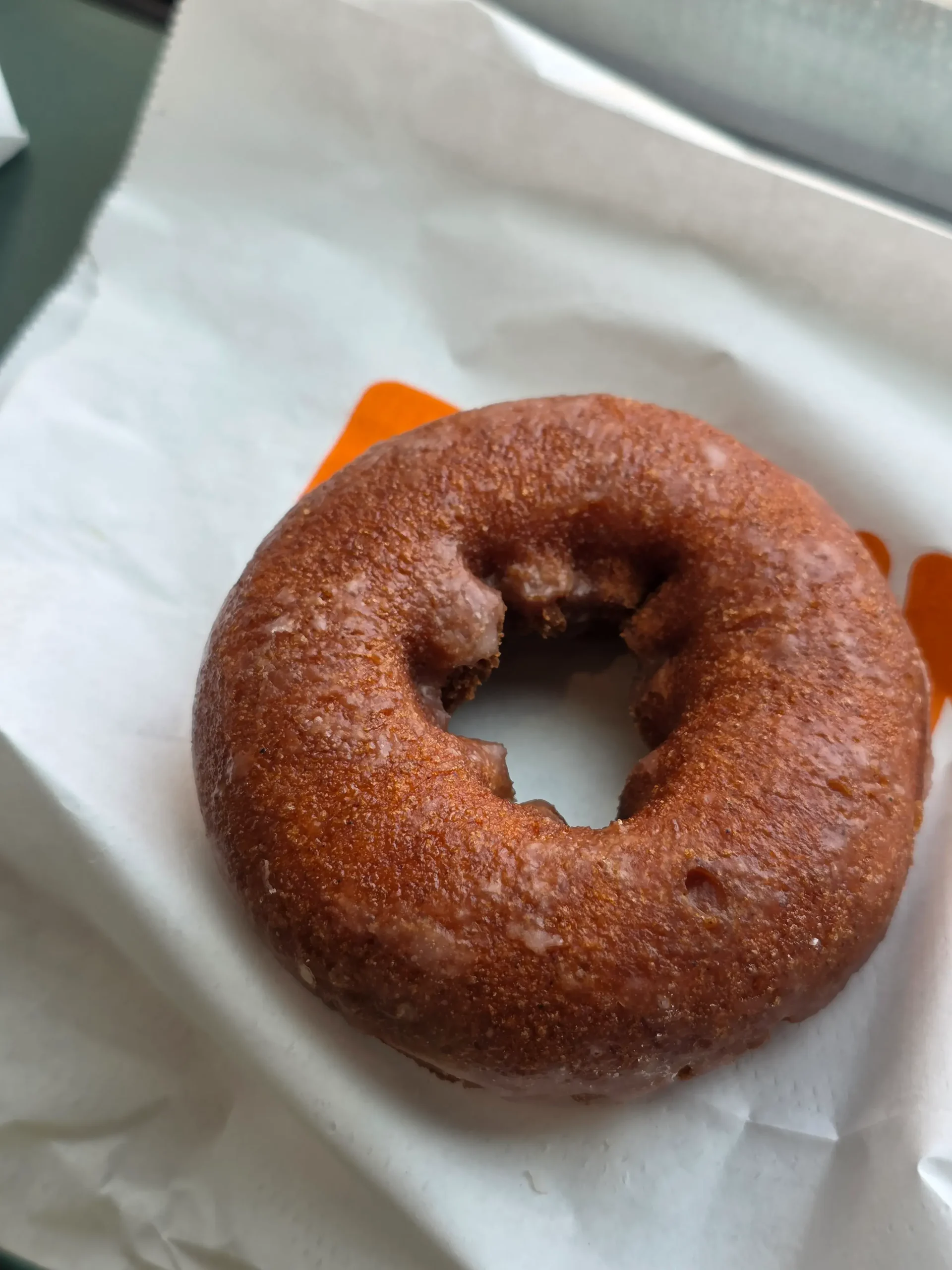 Dunkin' Donuts Pumpkin Donut.
