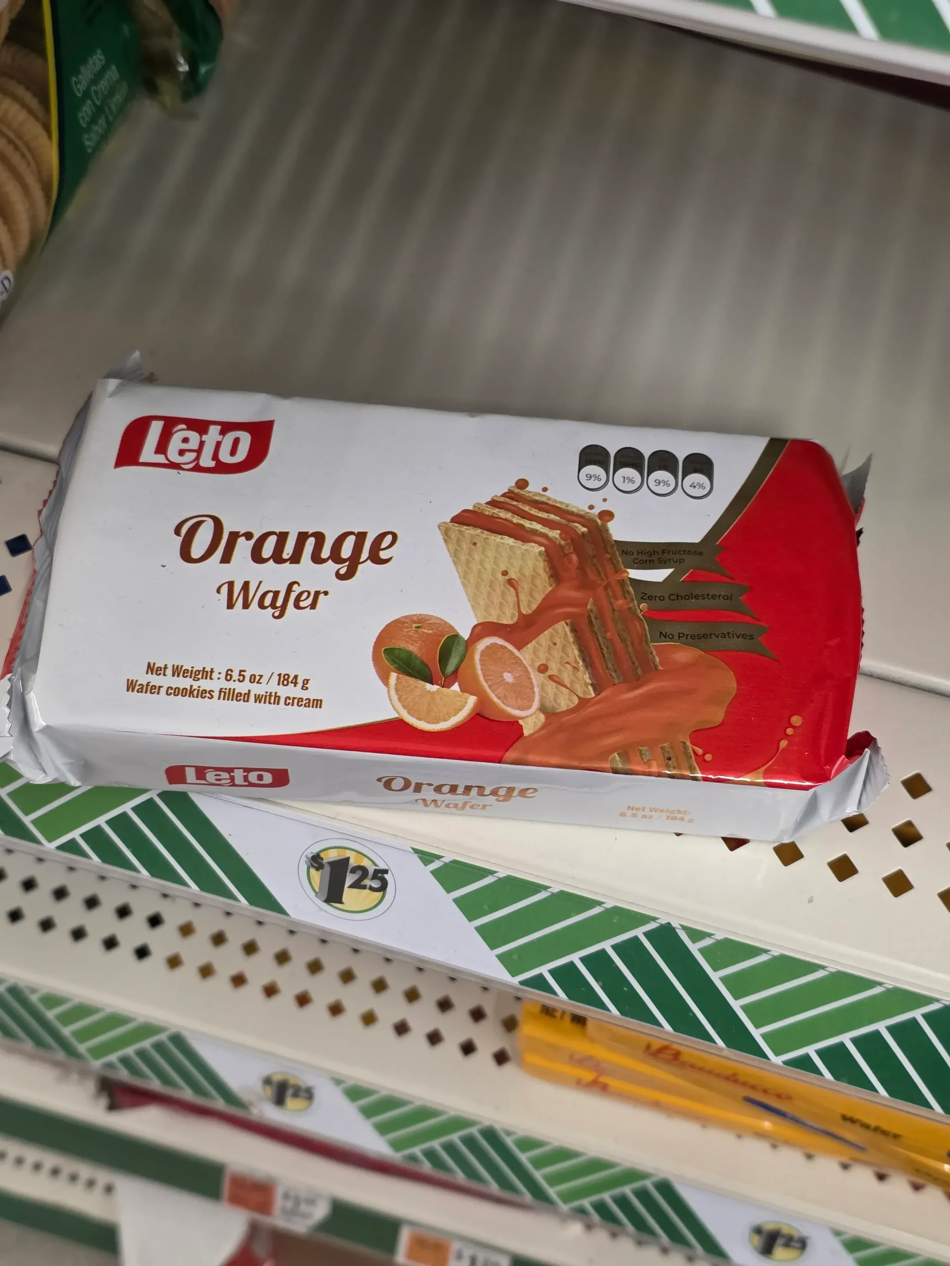 Leto Orange Wafer.