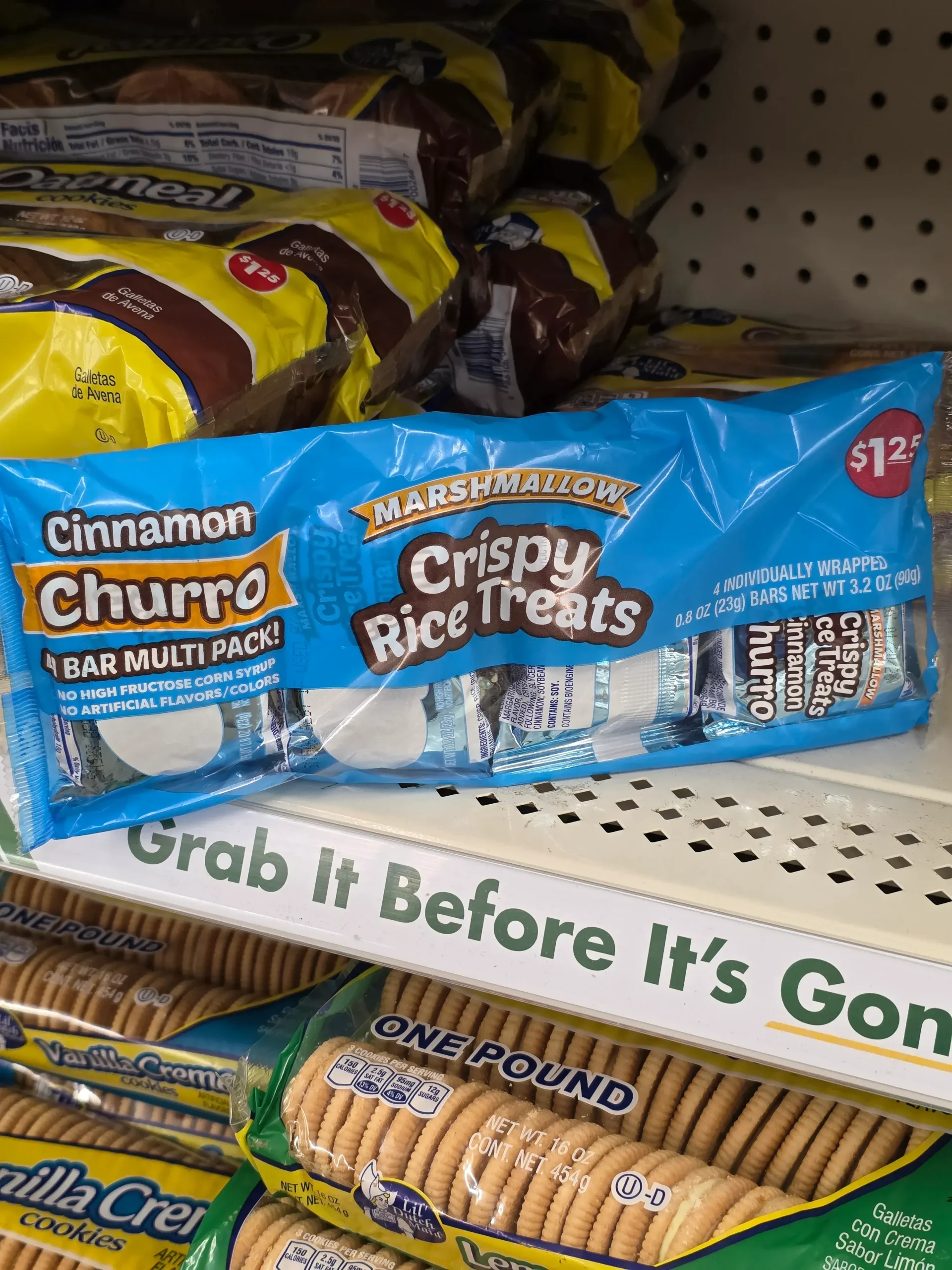 Cinnamon Churro Marshmallow Crispy Rice Treats.