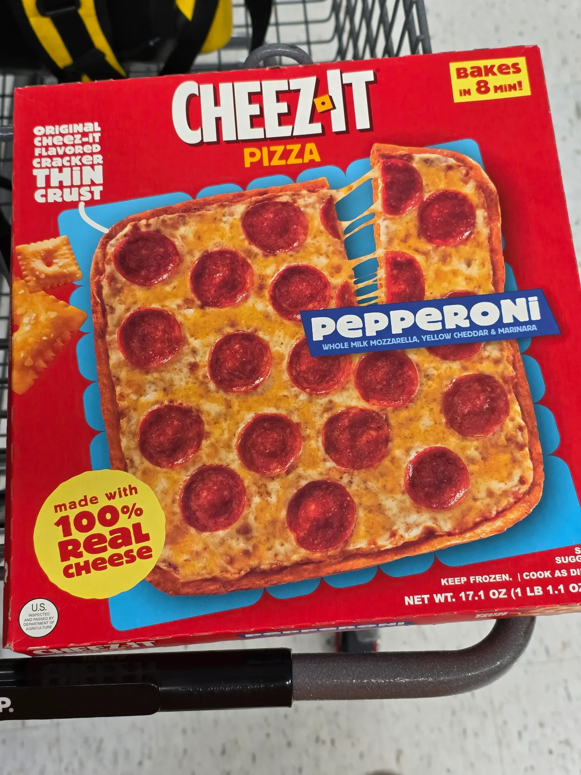 Cheez-It Pepperoni Pizza.