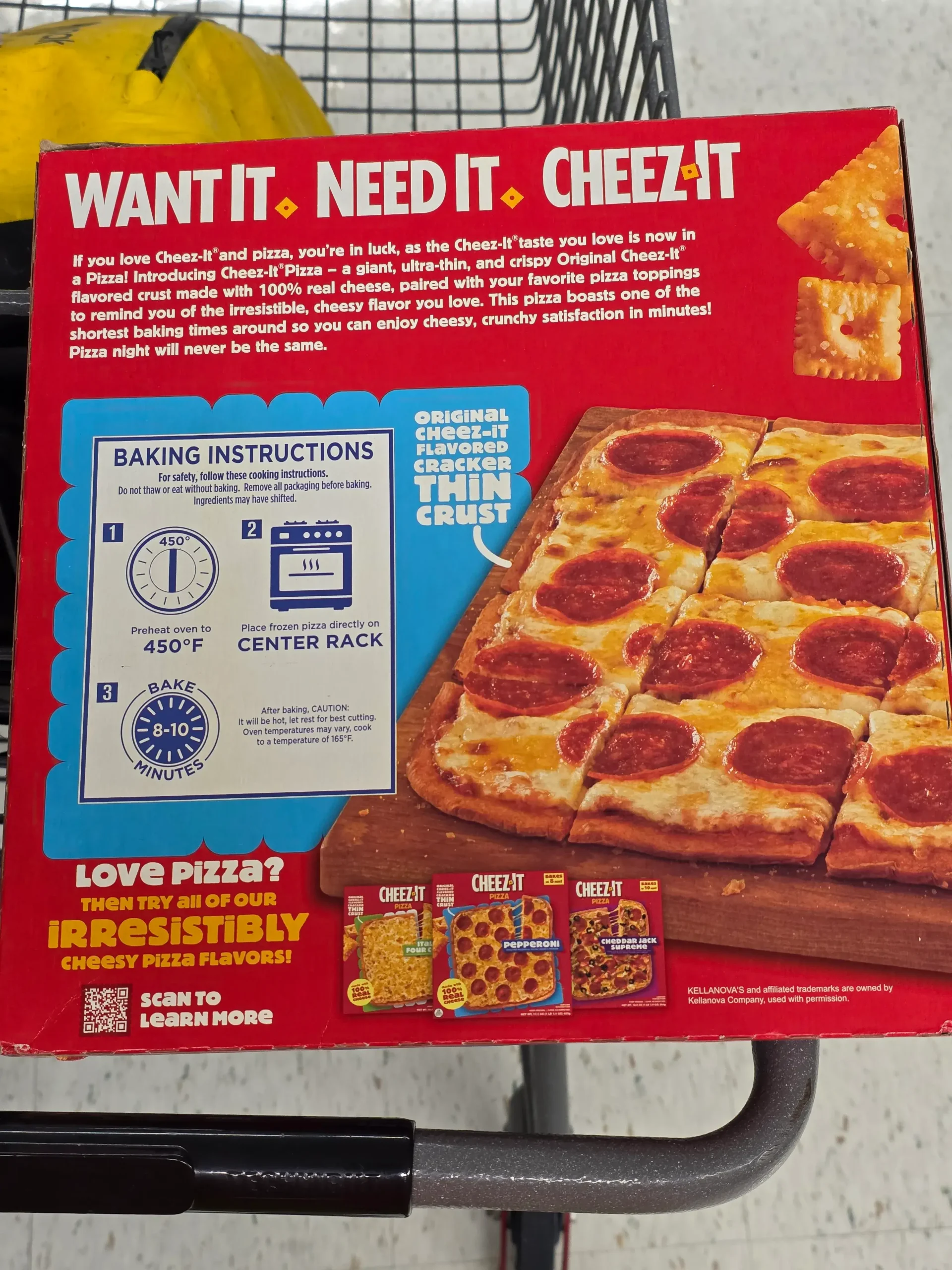 Cheez-It Pepperoni Pizza.
