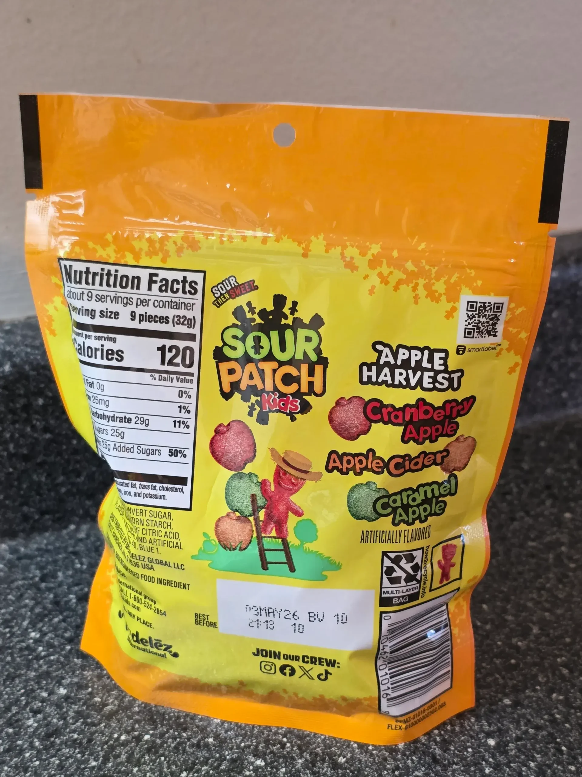 Sour Patch Kids Apple Harvest.