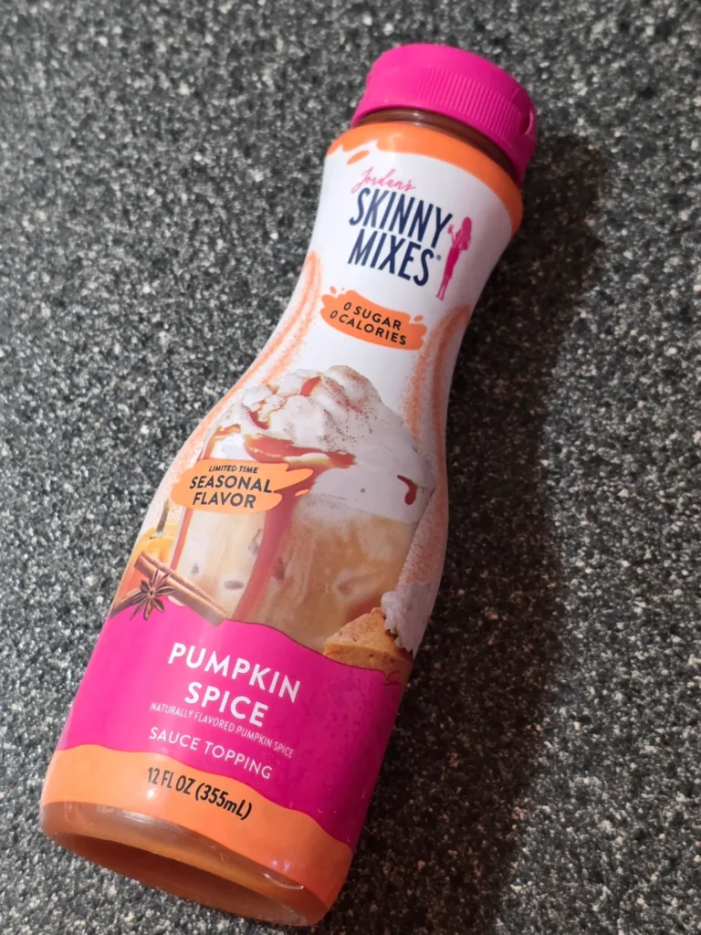 Jordan's Skinny Mixes Sugar Free Pumpkin Spice Sauce.