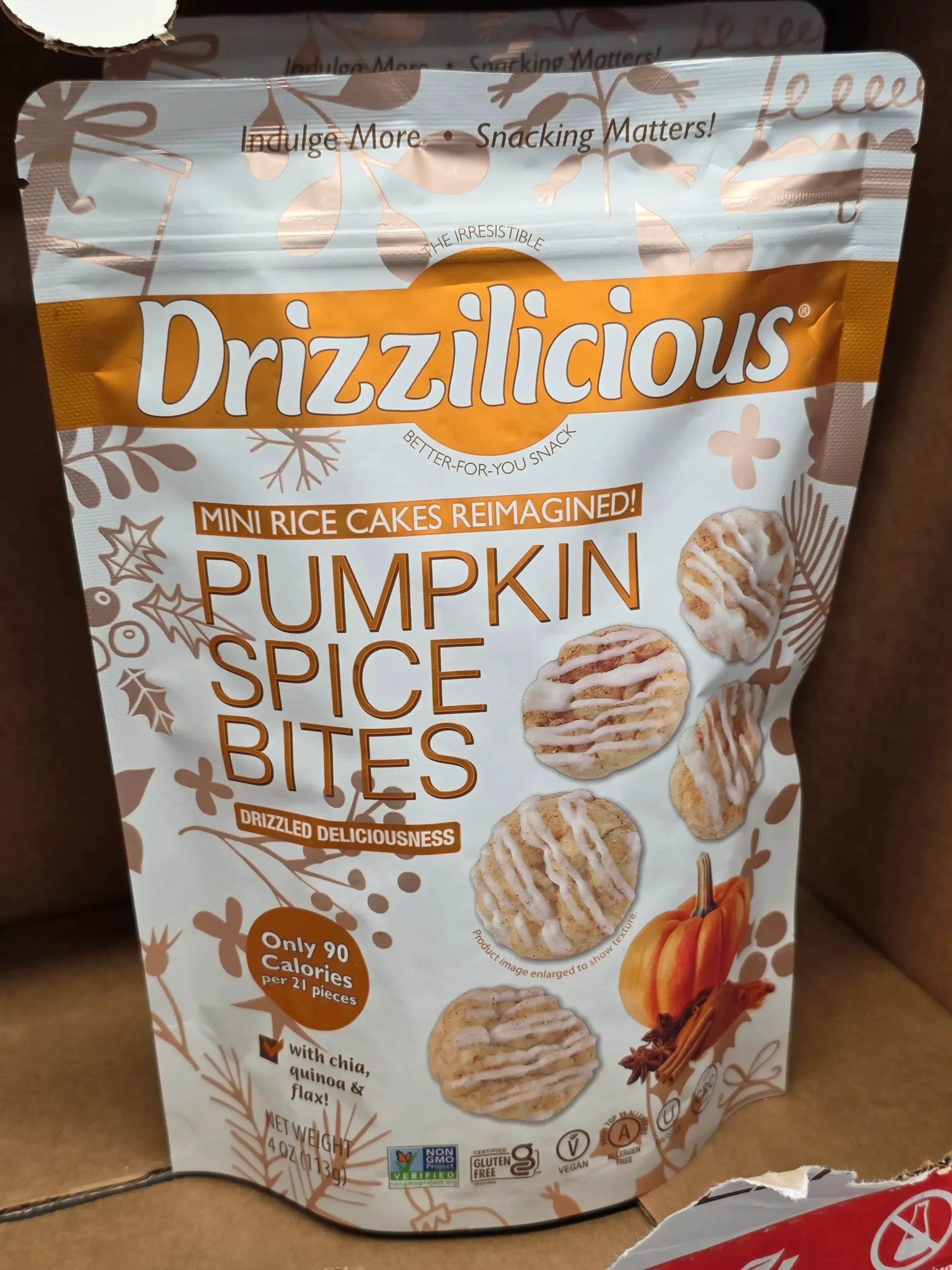 Drizzilicious Pumpkin Spice Bites.