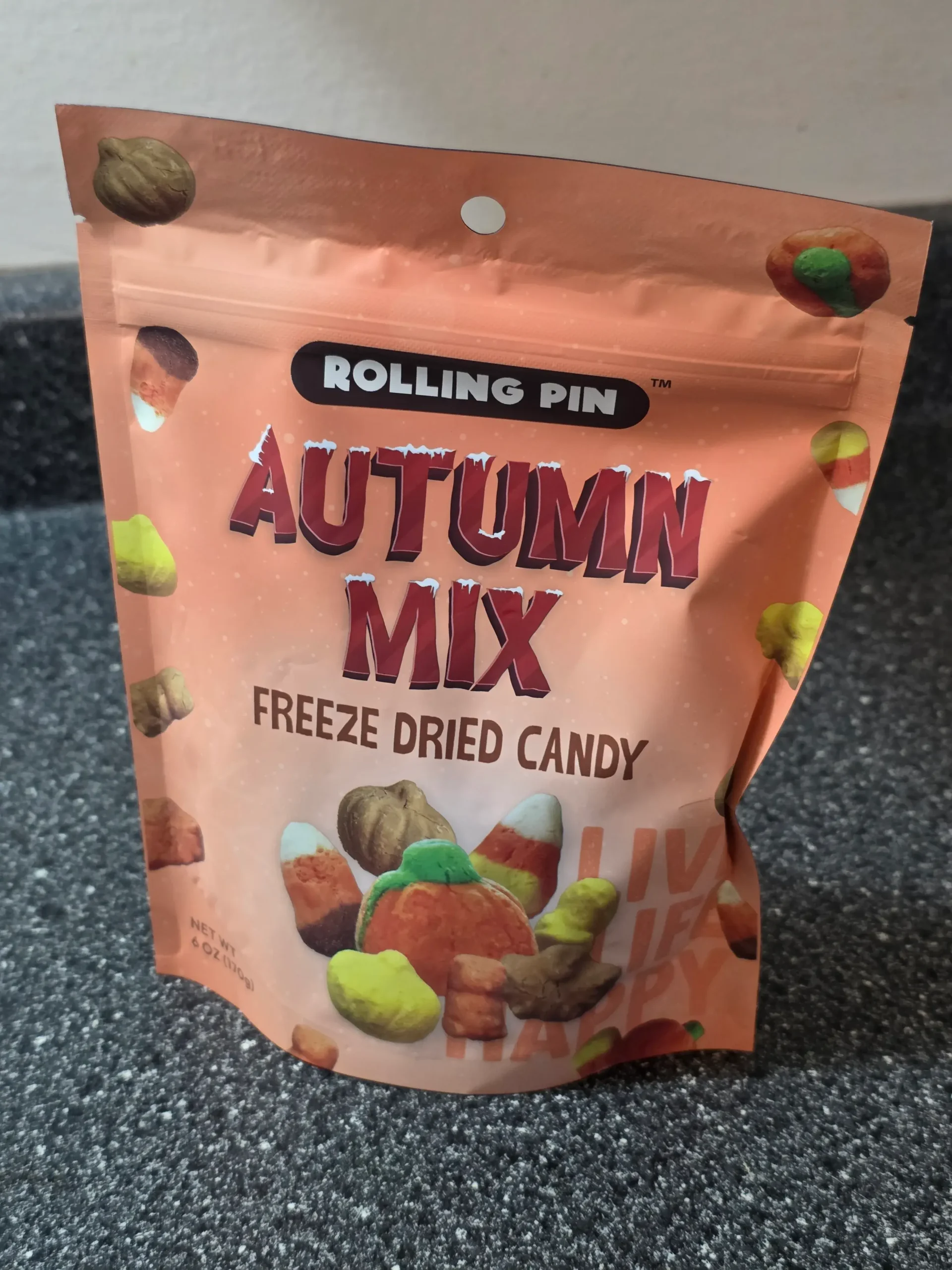 Rolling Pin Candy Freeze Dried Fall Harvest Autumn Mix.