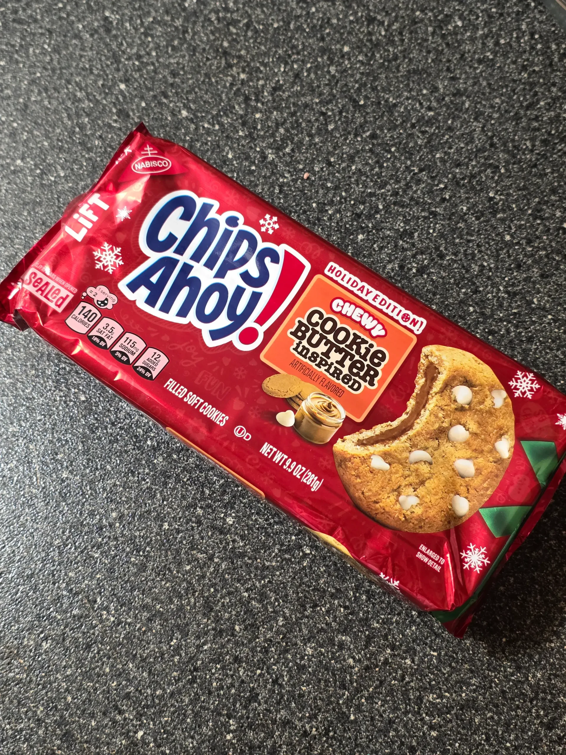 Chips Ahoy! Chewy Cookie Butter Inspired Cookies.