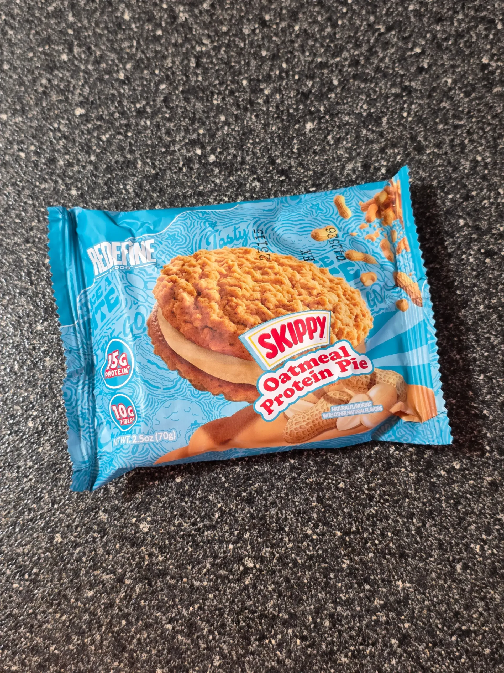 Redefine Foods Skippy Oatmeal Protein Pie.