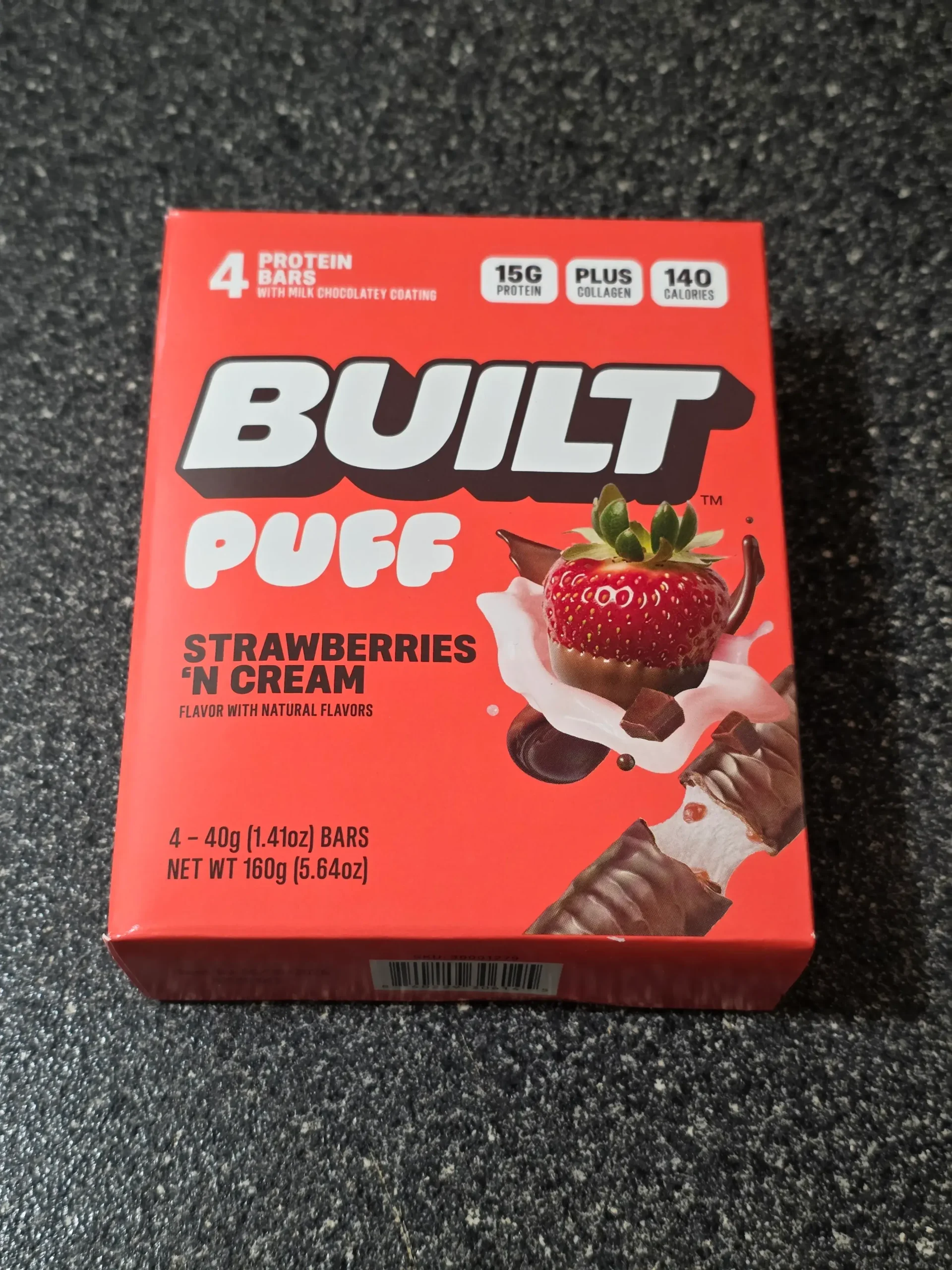 Built Puffs Strawberries 'N Cream.