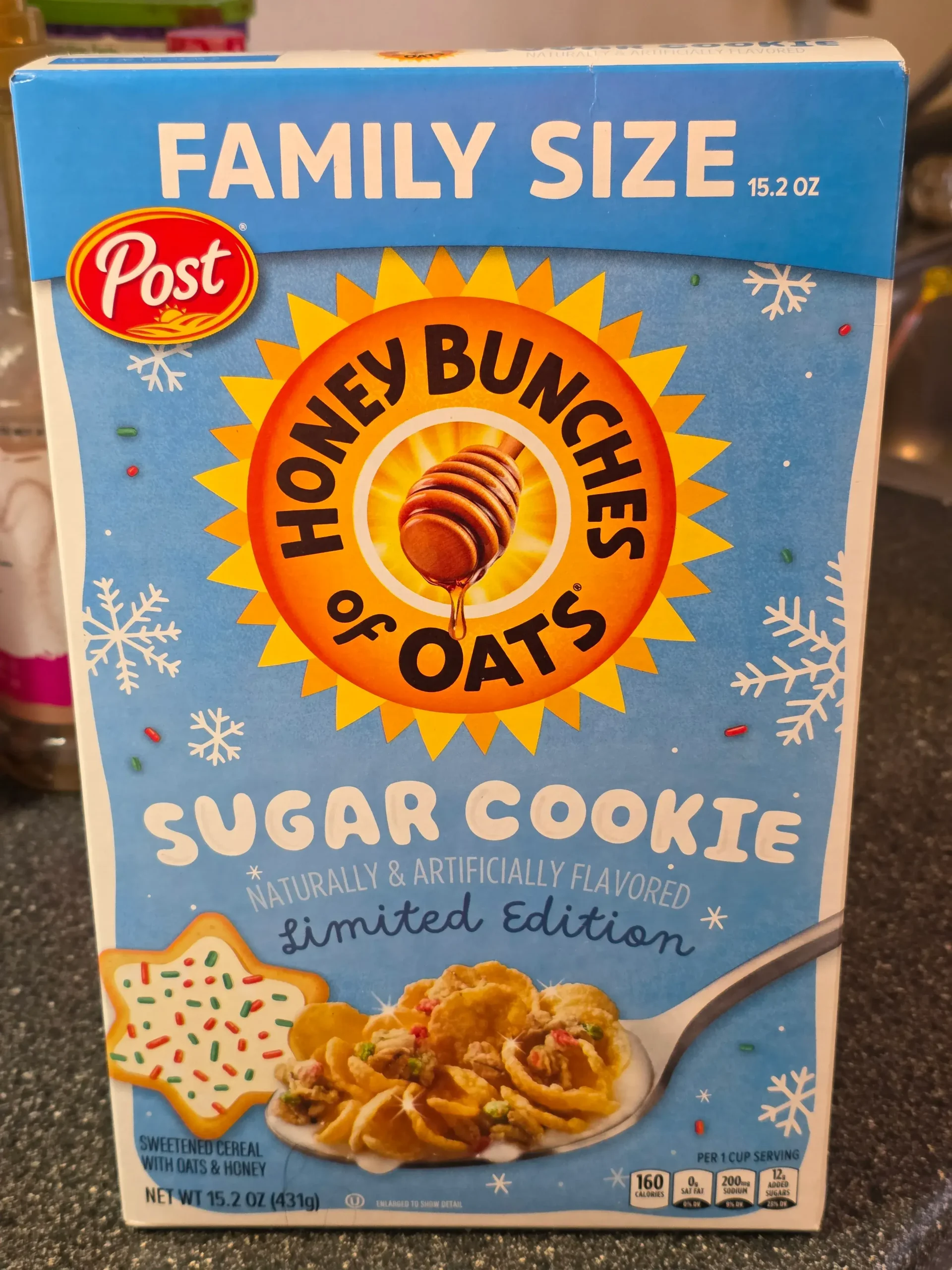Post Honey Bunches of Oats Sugar Cookie.