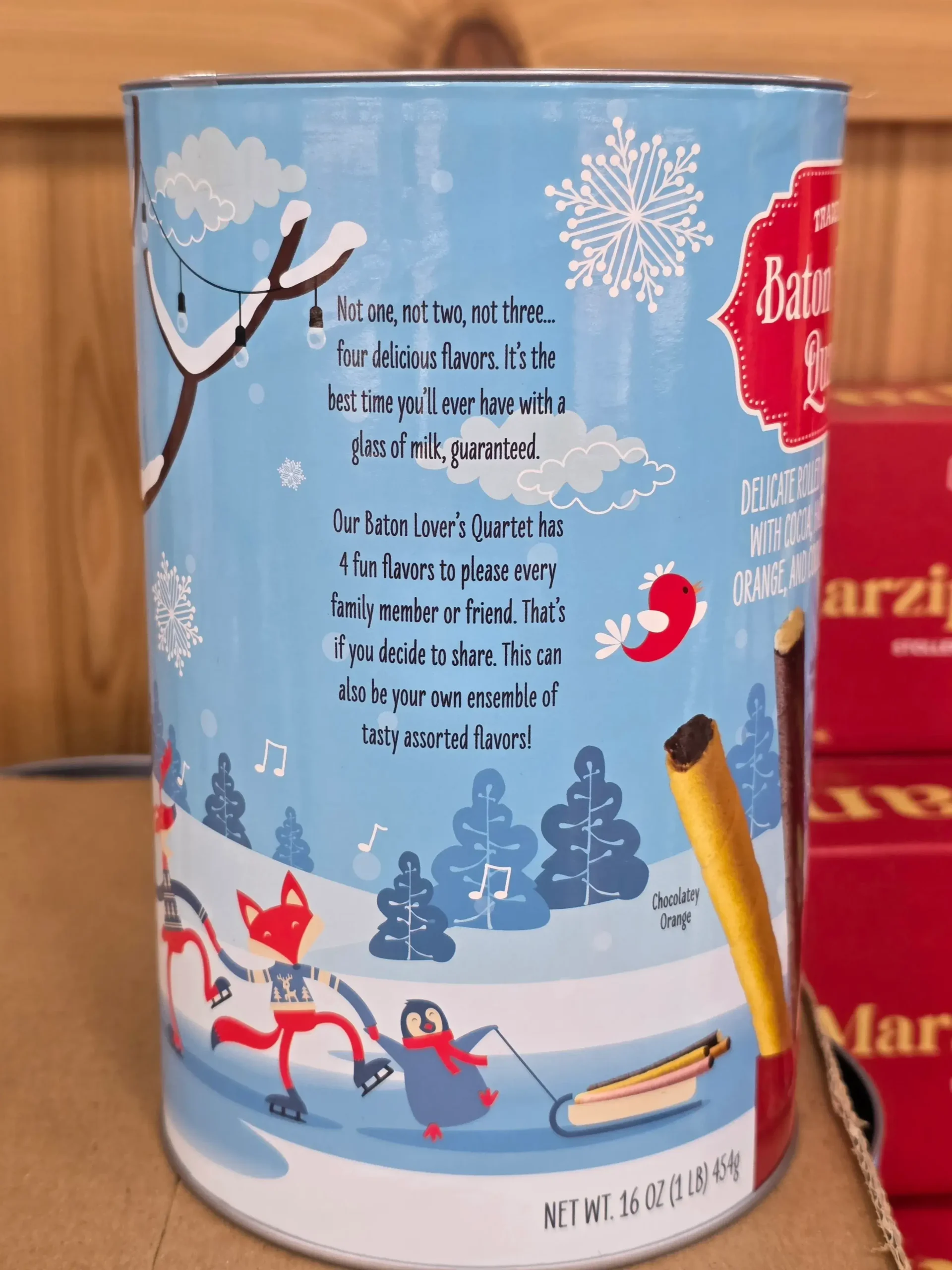 Trader Joe's Baton Lover's Quartet.