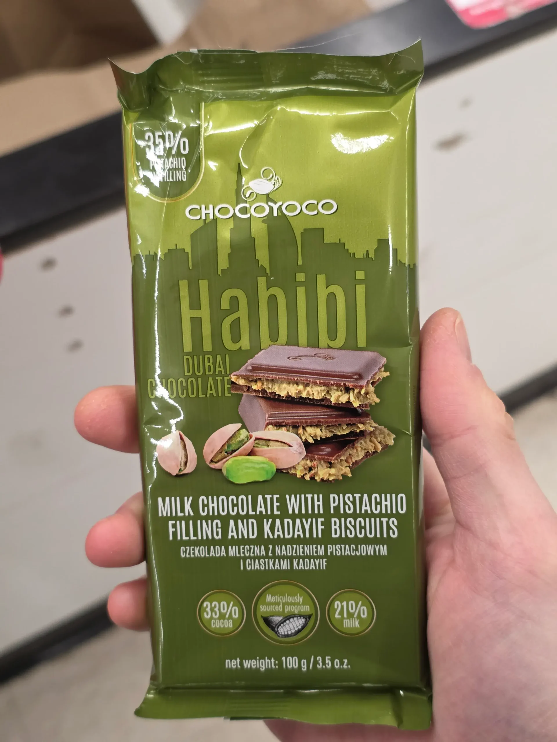 Chocoyoco Habibi Dubai Chocolate.