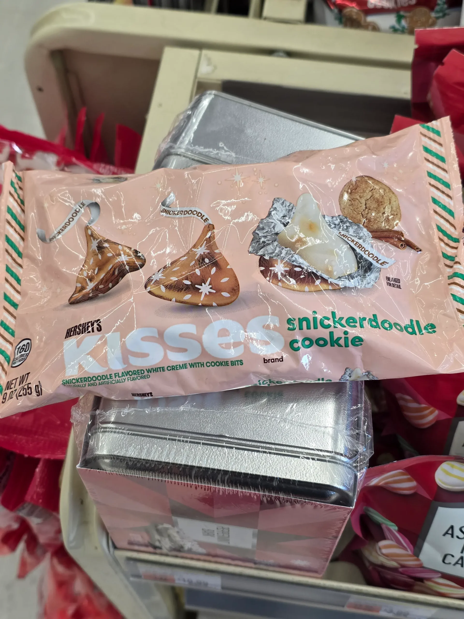 Hershey's Kisses Snickerdoodle Cookie.