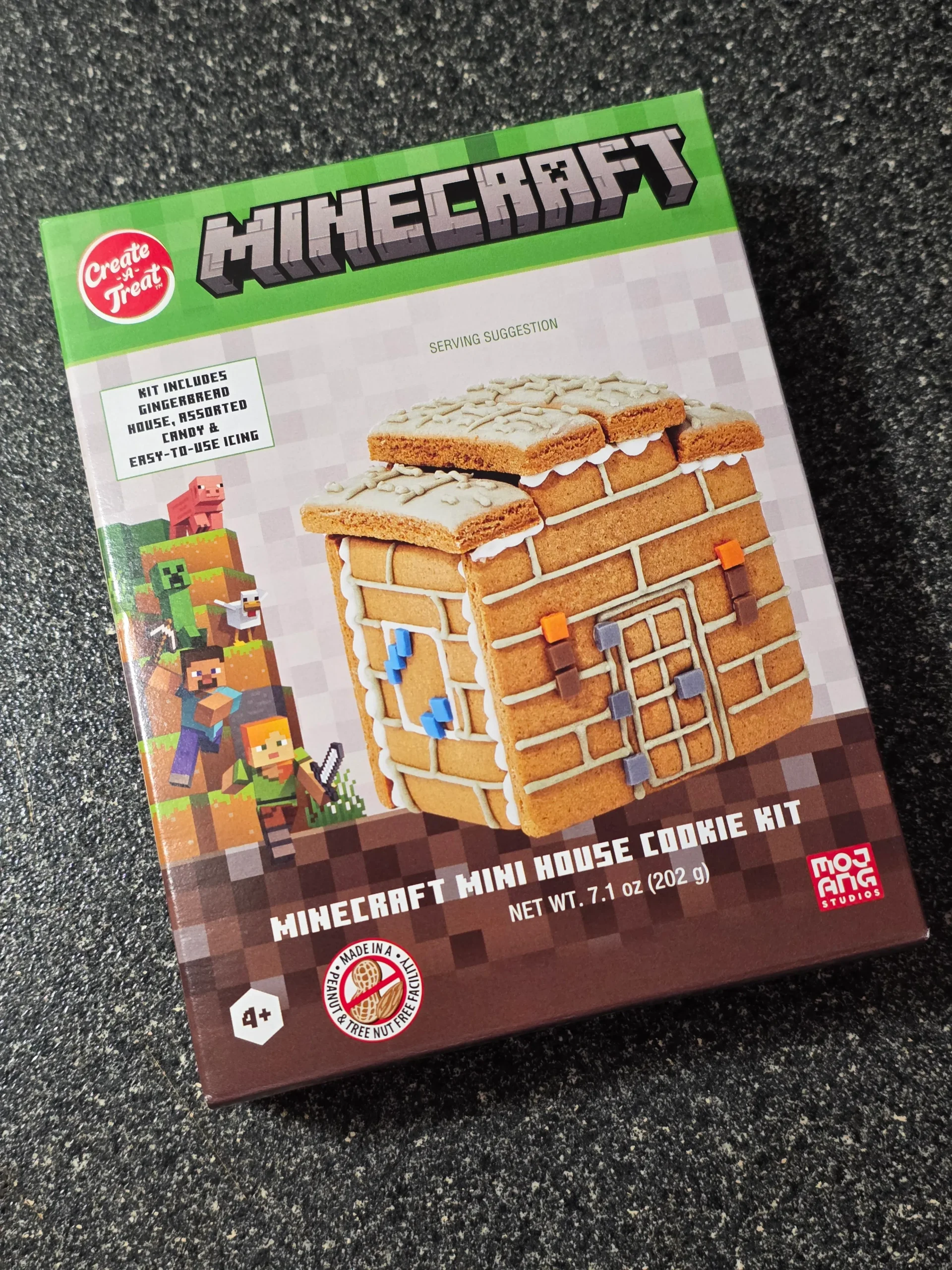 Create-A-Treat Minecraft Mini House Cookie Kit.
