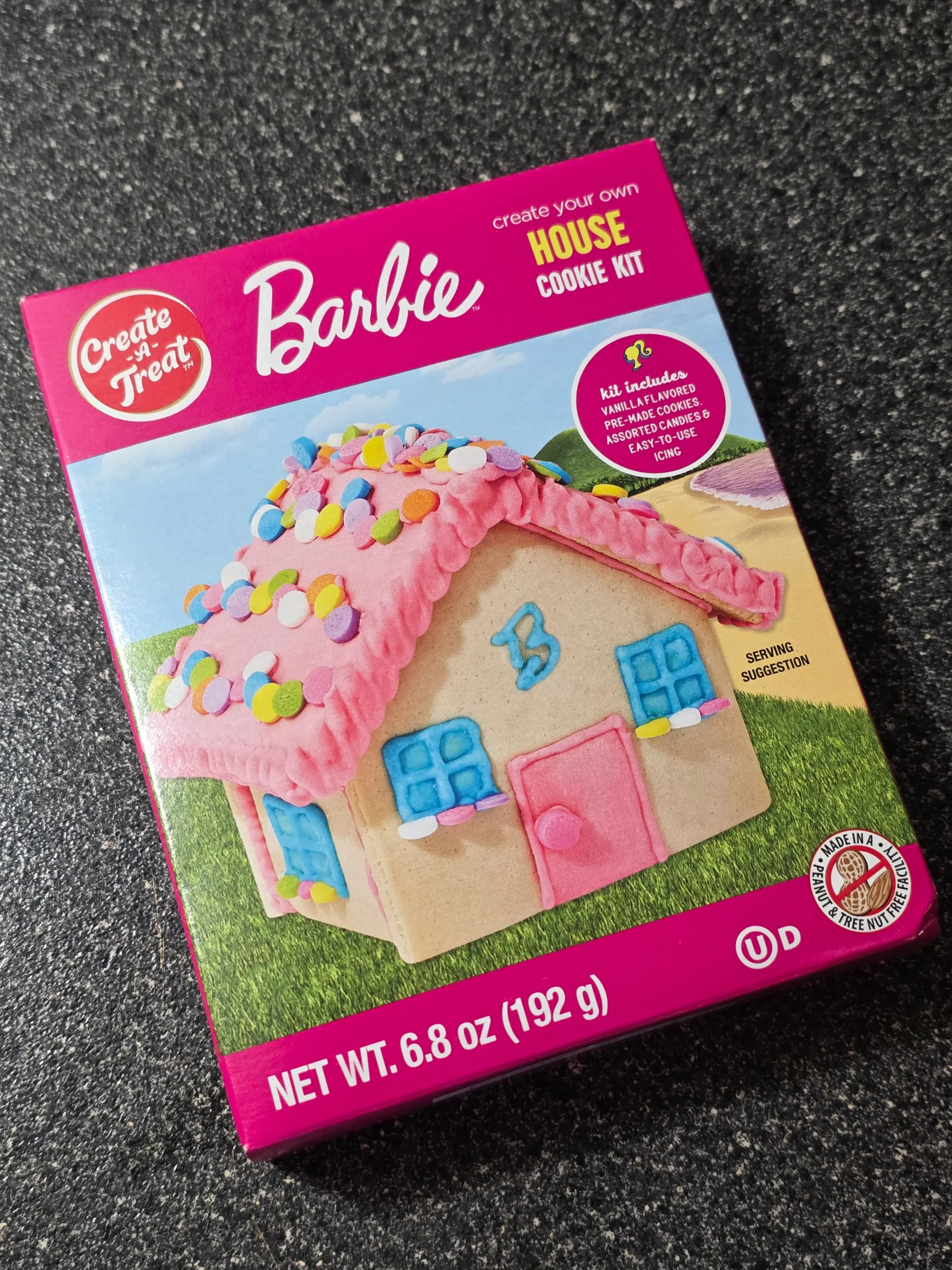 Create-A-Treat Barbie House Cookie Kit.